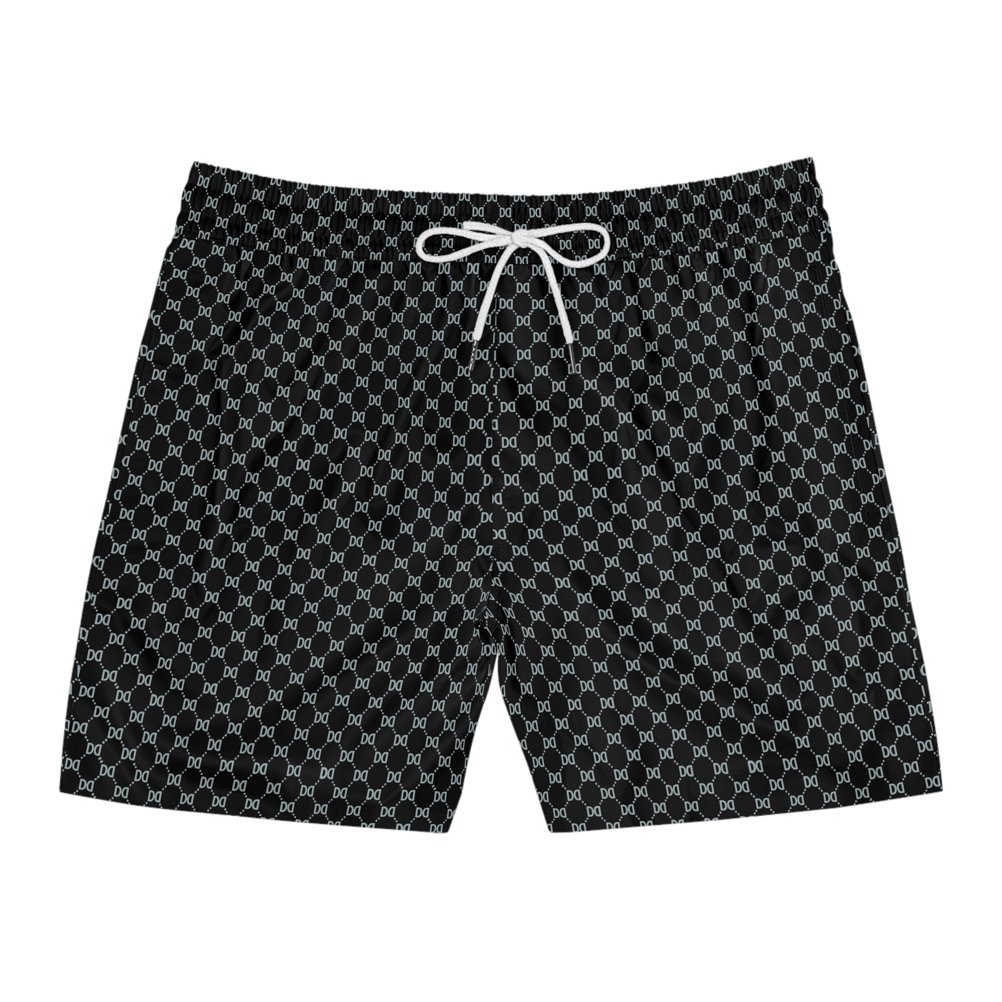 DD Monogram Men's Mid-Length Swim Shorts