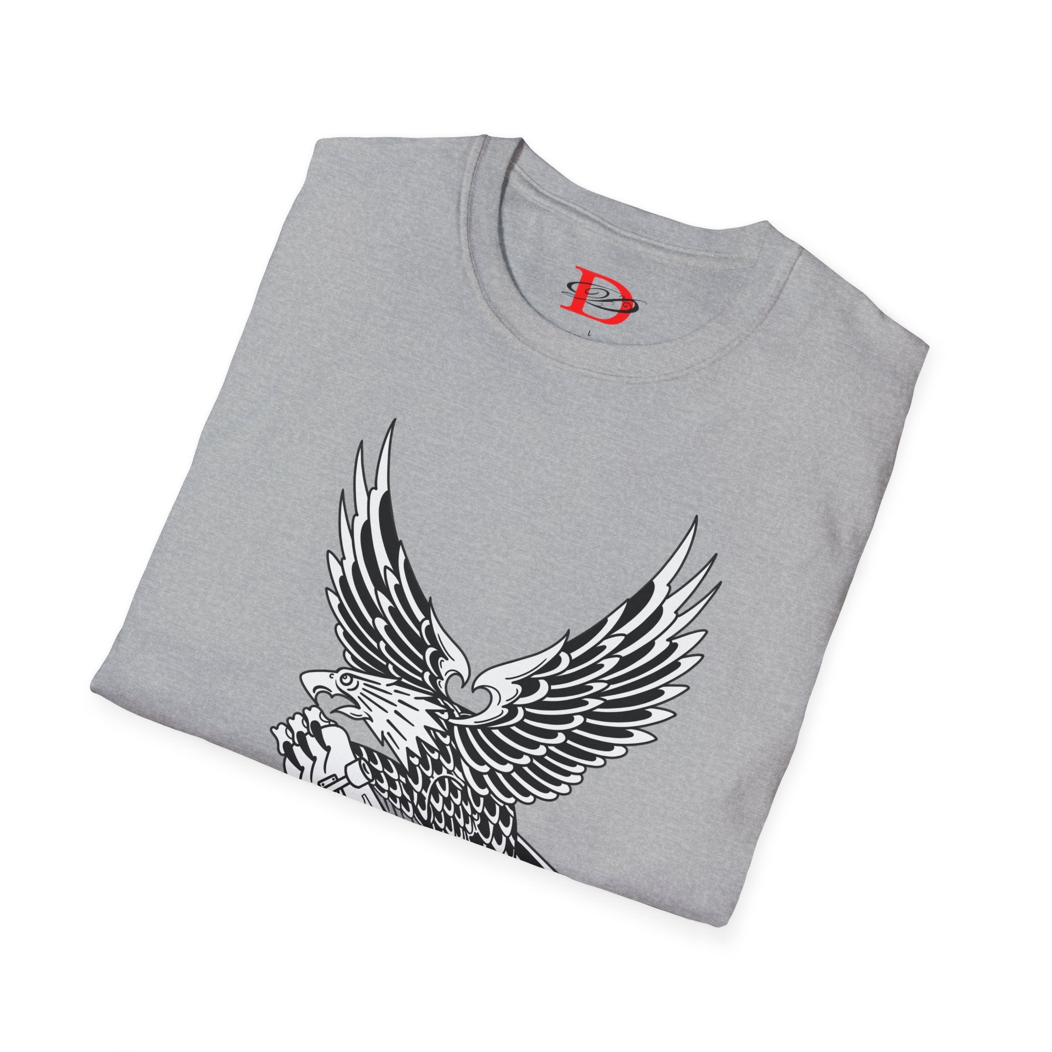 Skating Eagle Grinding on Colfax Ave. Unisex Softstyle T-Shirt