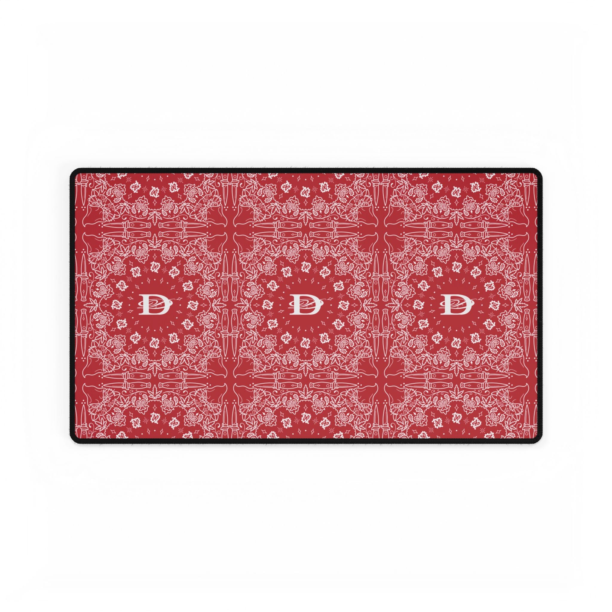 DD Custom Bandana Print Large Desk Mat Mouse Pad AOP