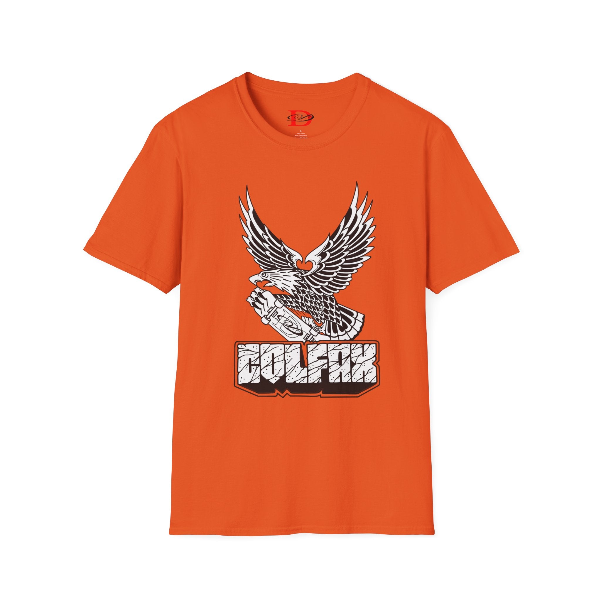 Skating Eagle Grinding on Colfax Ave. Unisex Softstyle T-Shirt