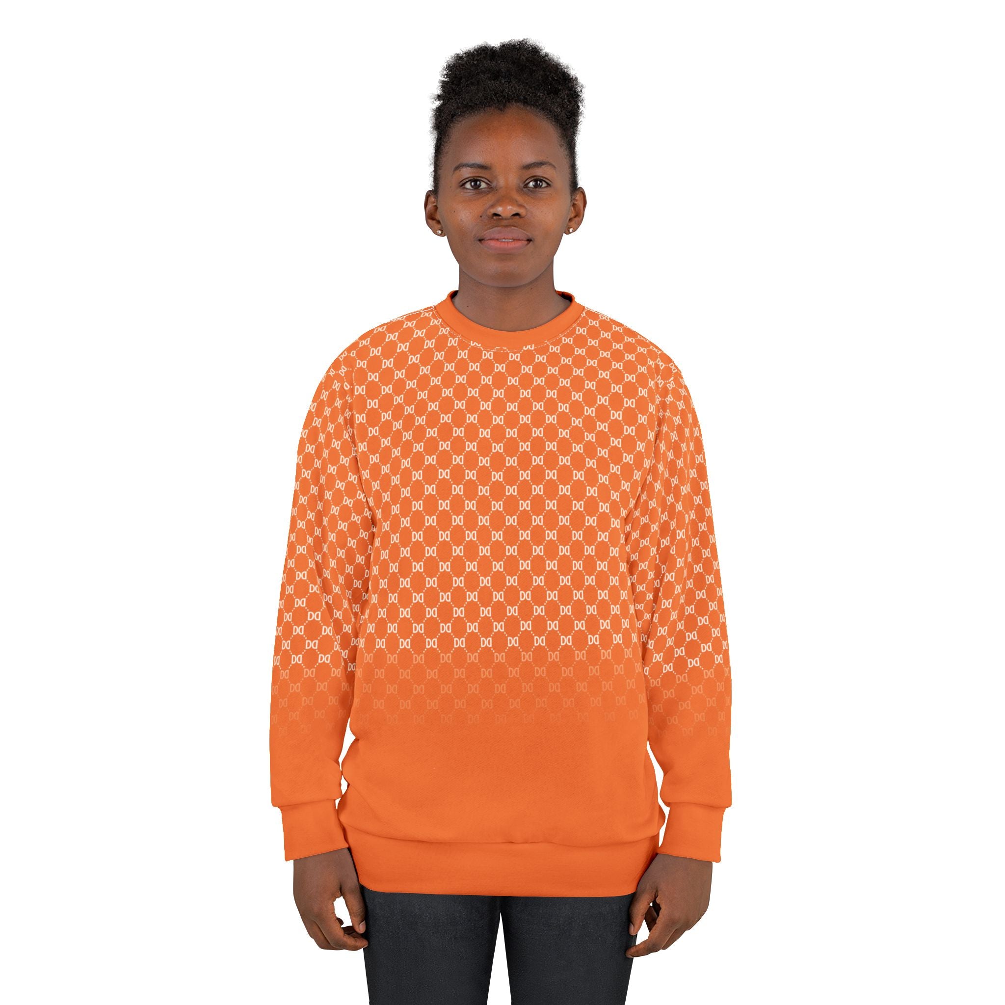DD Fading Custom Monogram Pattern Unisex Sweatshirt AOP