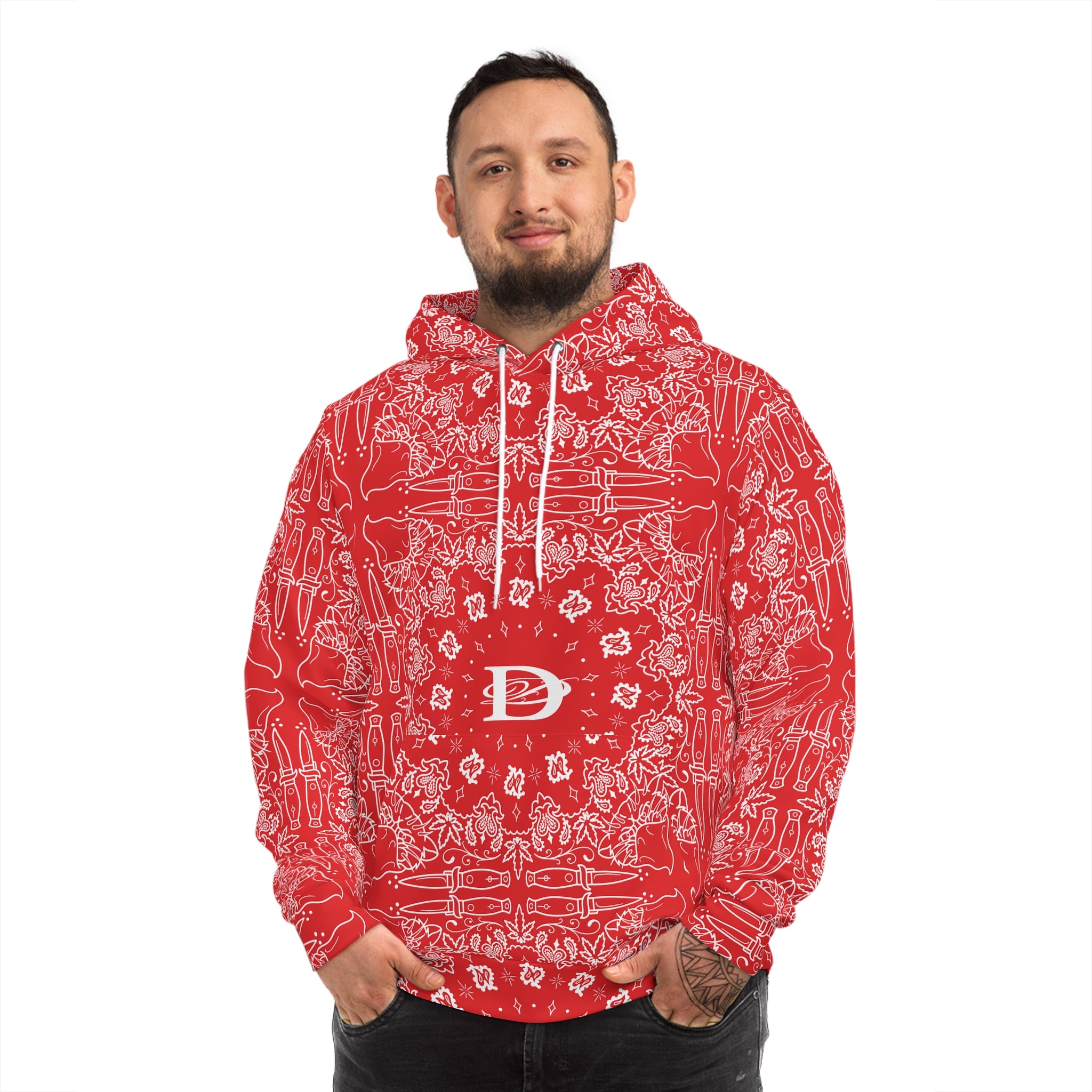 DD Custom Bandana Unisex Hoodie AOP
