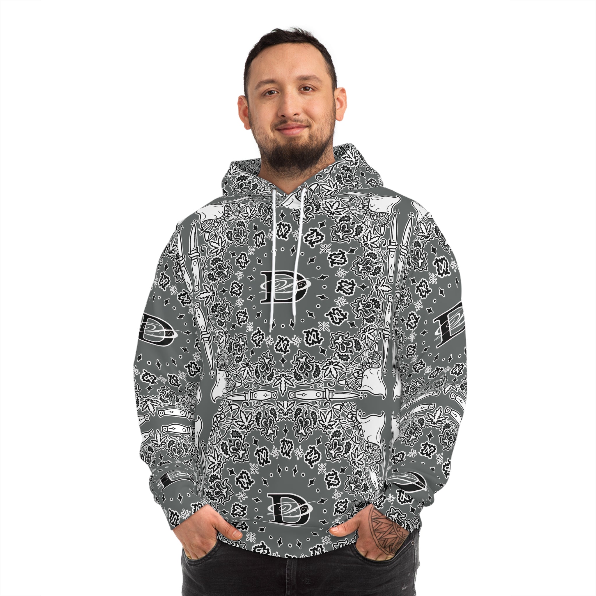 DD Custom Bandana Unisex Hoodie AOP