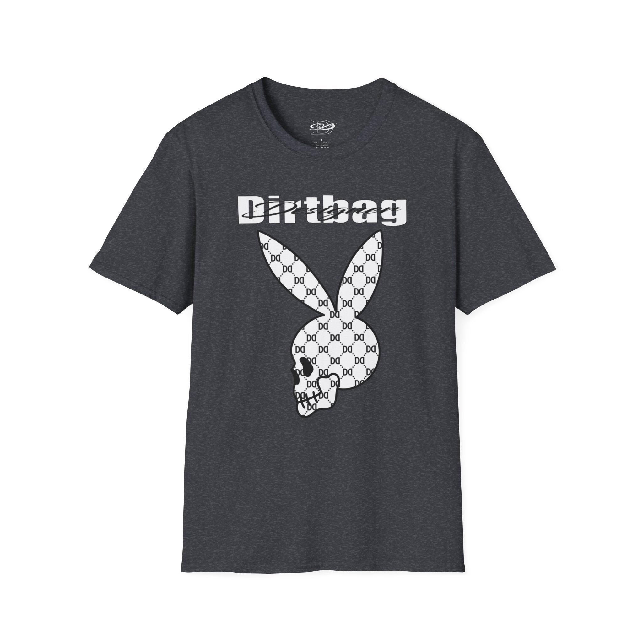 DD Monogram Bunny Skull Unisex Softstyle T-Shirt