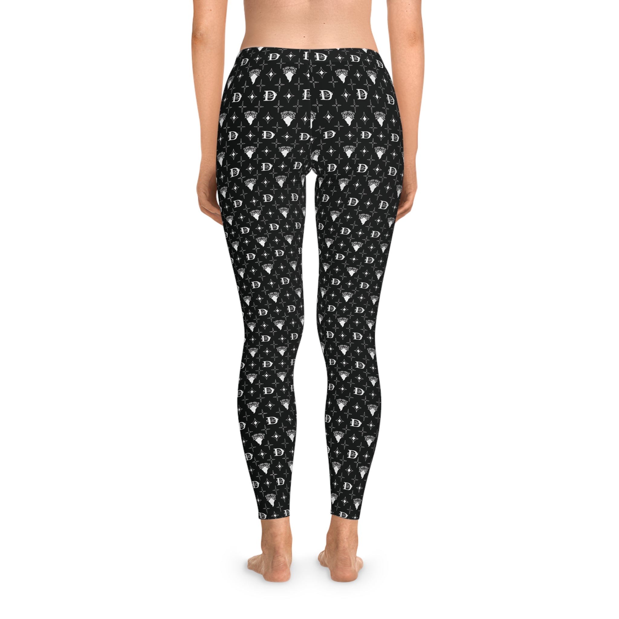 Bandito Panther Custom Monogram Women's Casual Leggings AOP