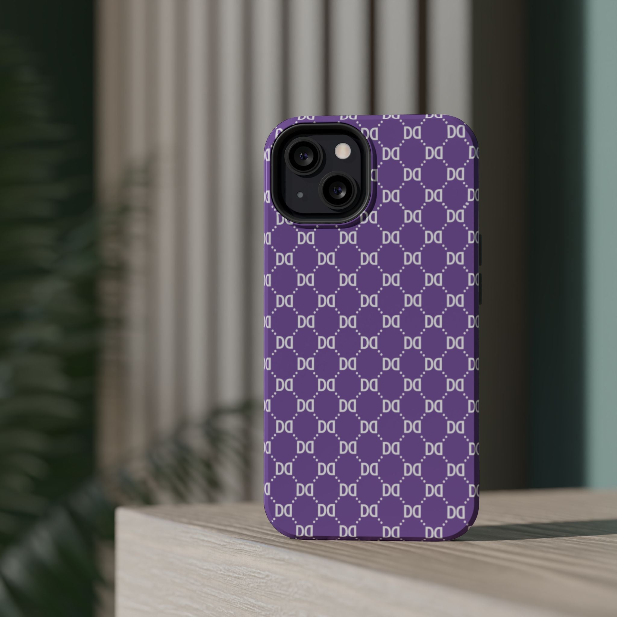 DD Monogram Pattern Magnetic Phone Case