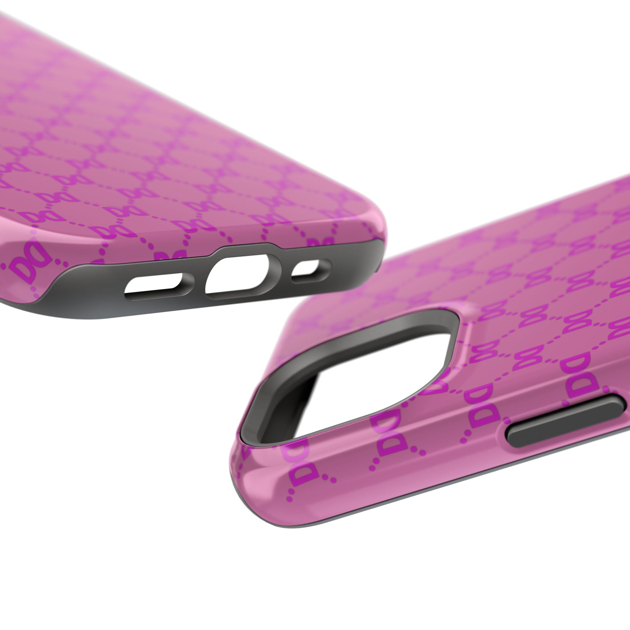 DD Monogram Pattern Magnetic Phone Case