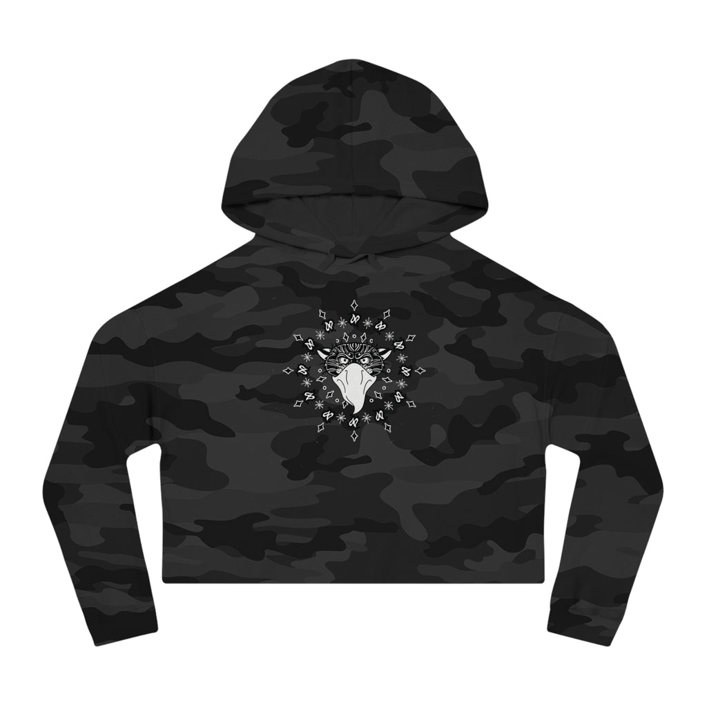 Bandito Panther Paisley Women’s Cropped Hoodie