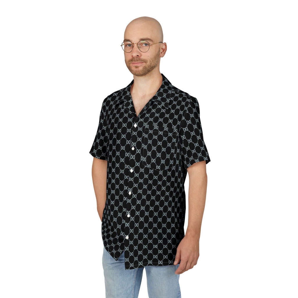 DD Monogram Print Hawaiian Shirt AOP