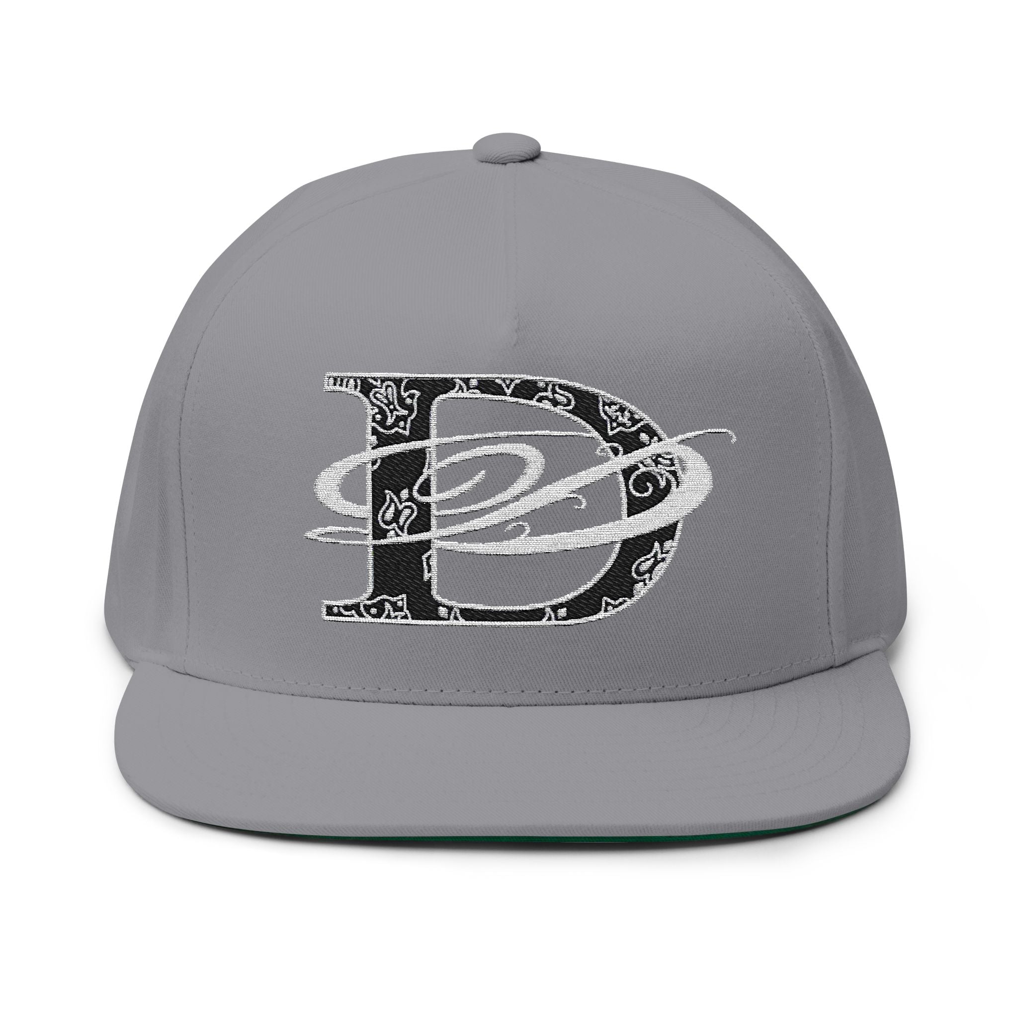 DD Bandana Logo Flat Bill Snapback Cap