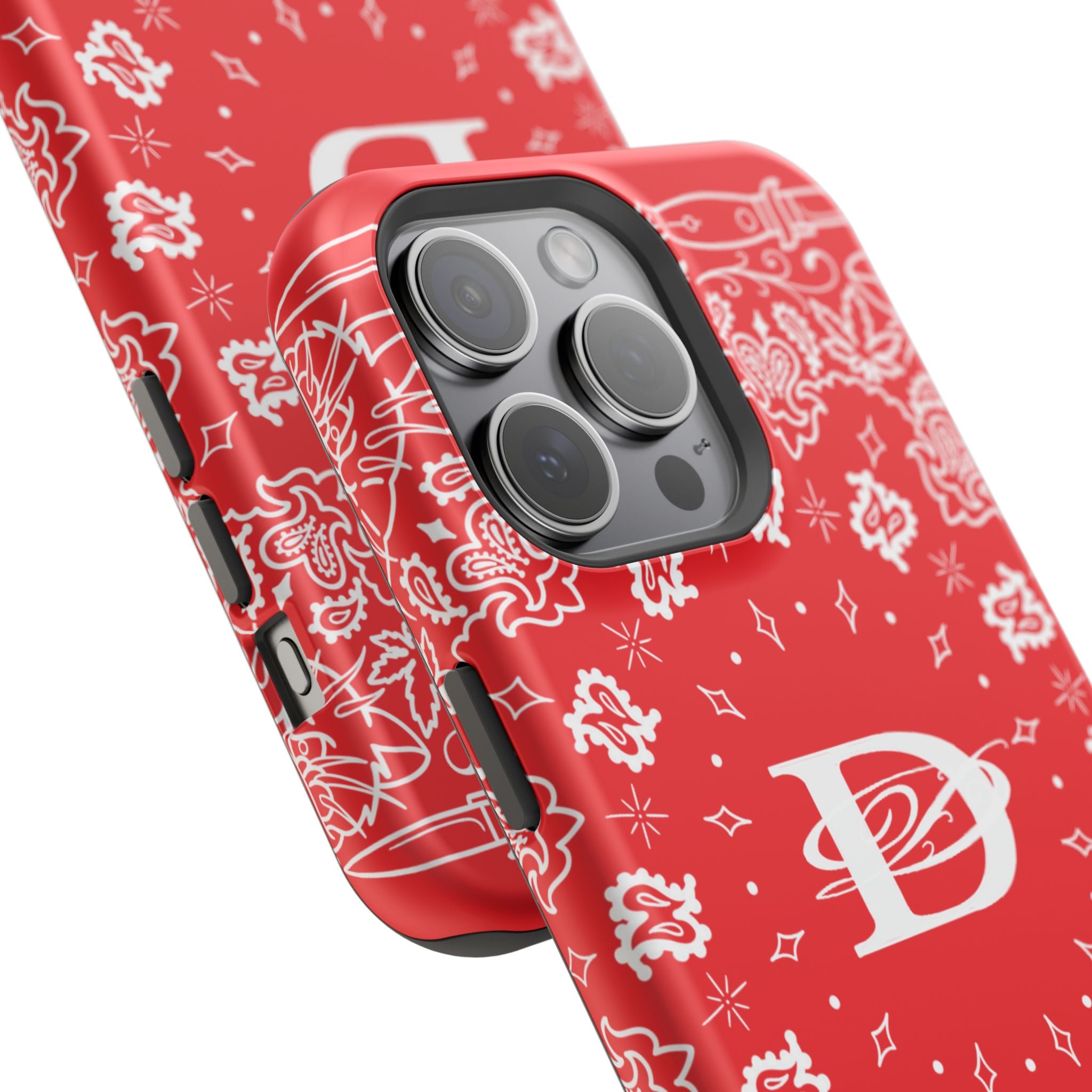 DD Custom Bandana Print Magnetic iPhone Case