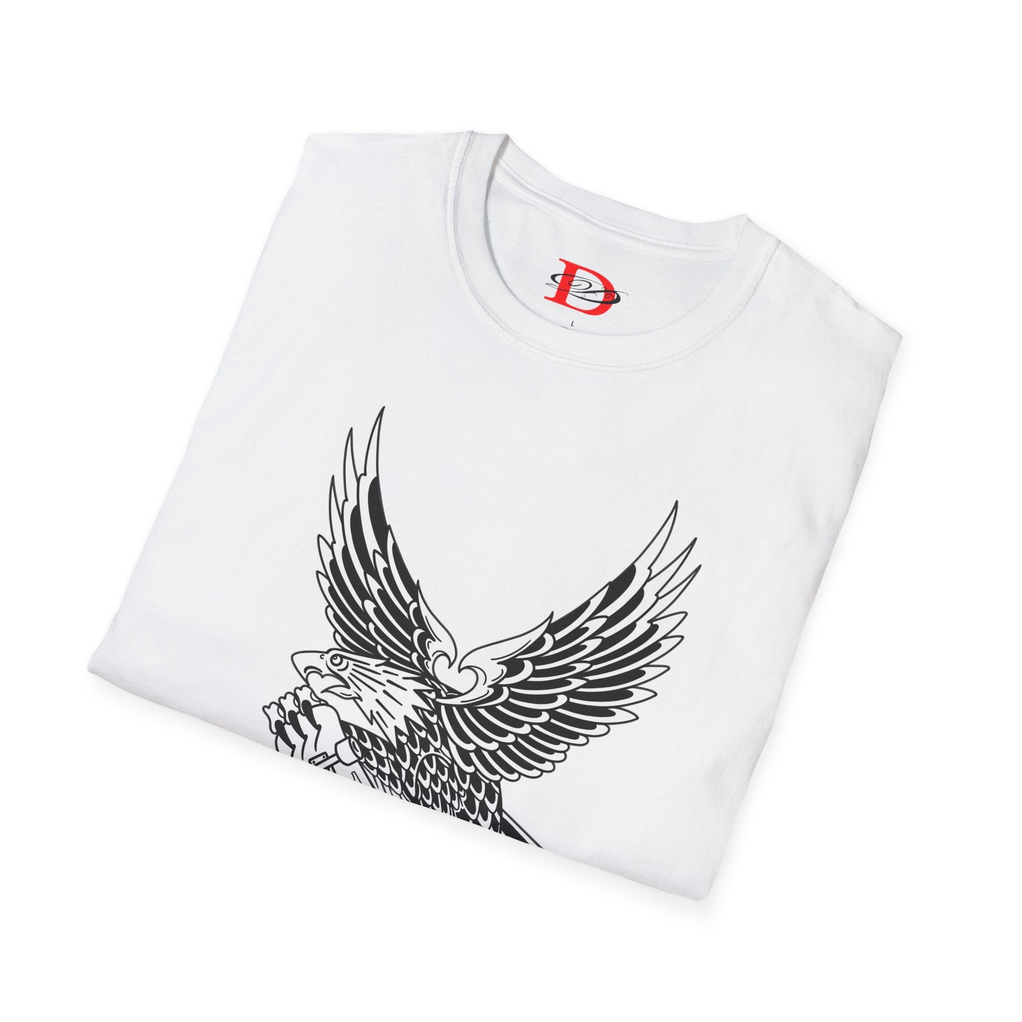 Skating Eagle Grinding on Colfax Ave. Unisex Softstyle T-Shirt