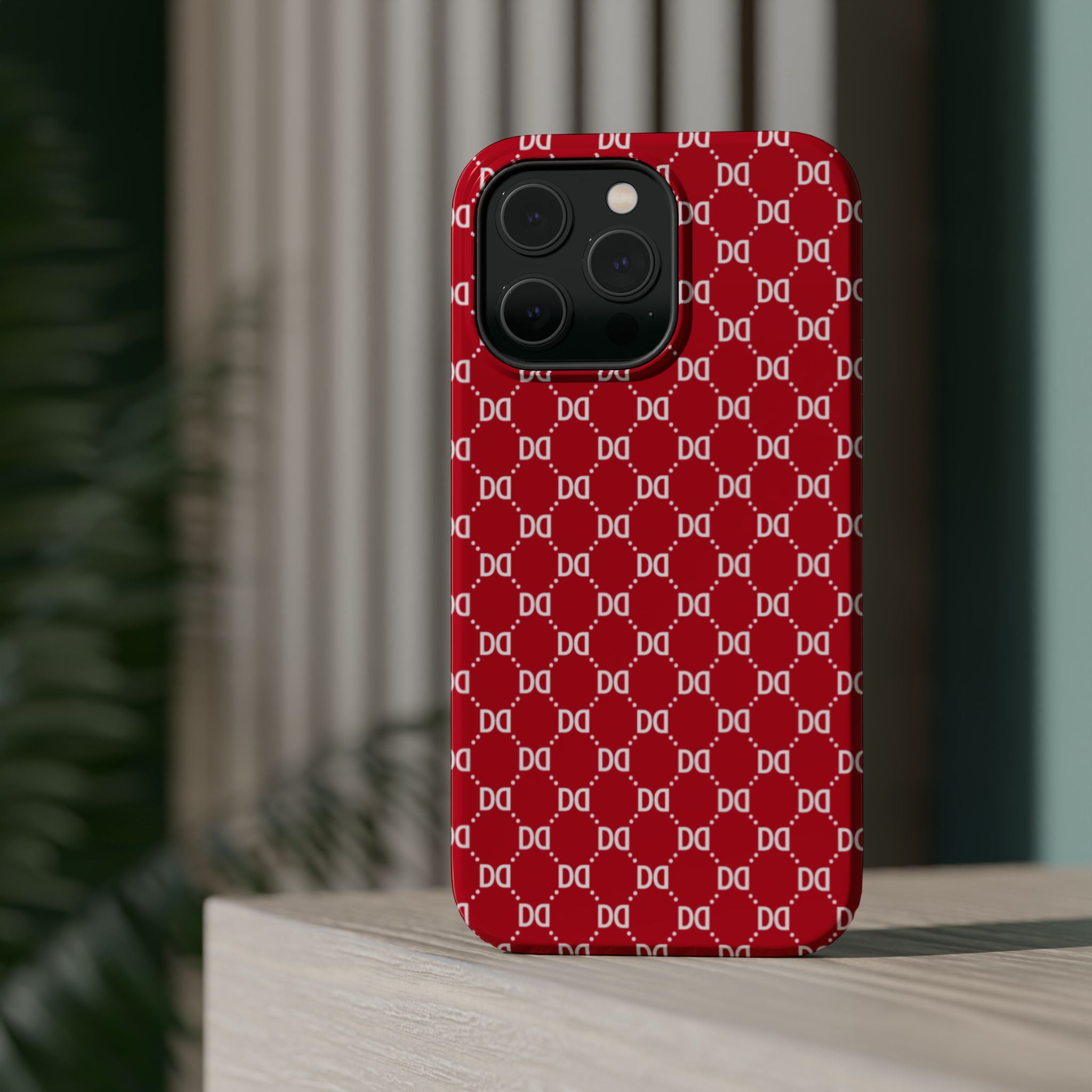 DD Monogram Pattern Magnetic Phone Case