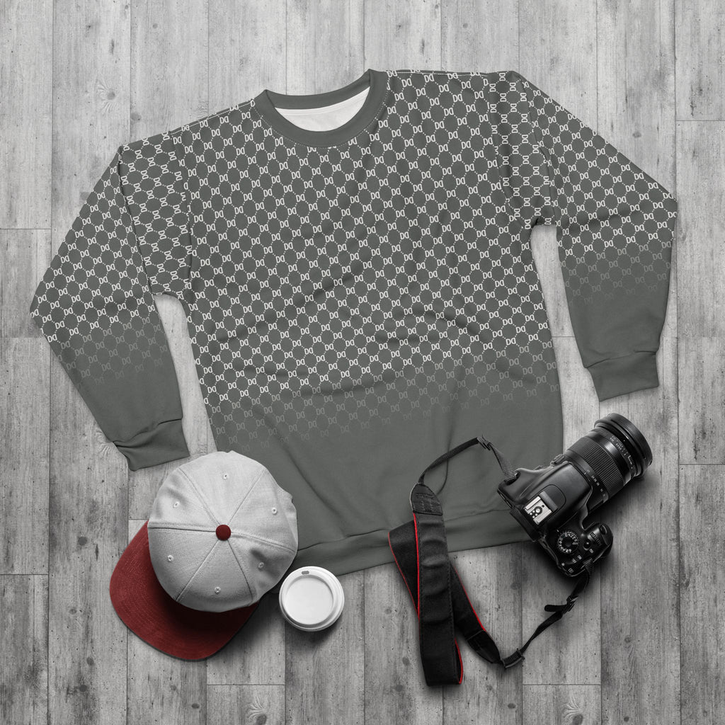 DD Fading Custom Monogram Pattern Unisex Sweatshirt AOP