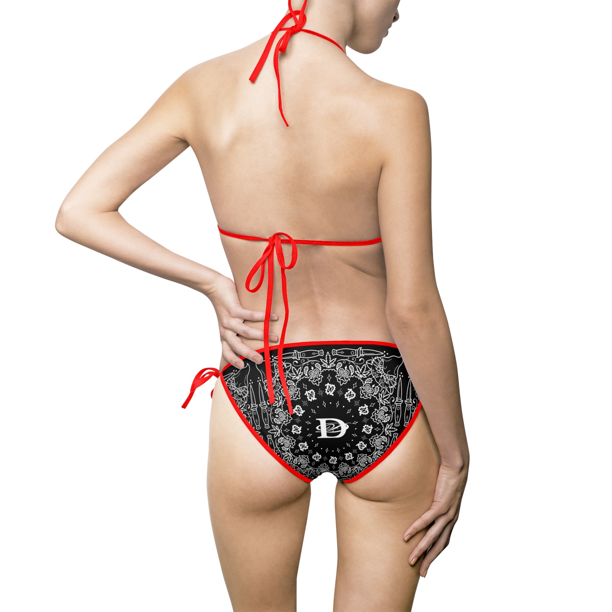 DD Custom Bandana Womens's Bikini Swimsuit AOP