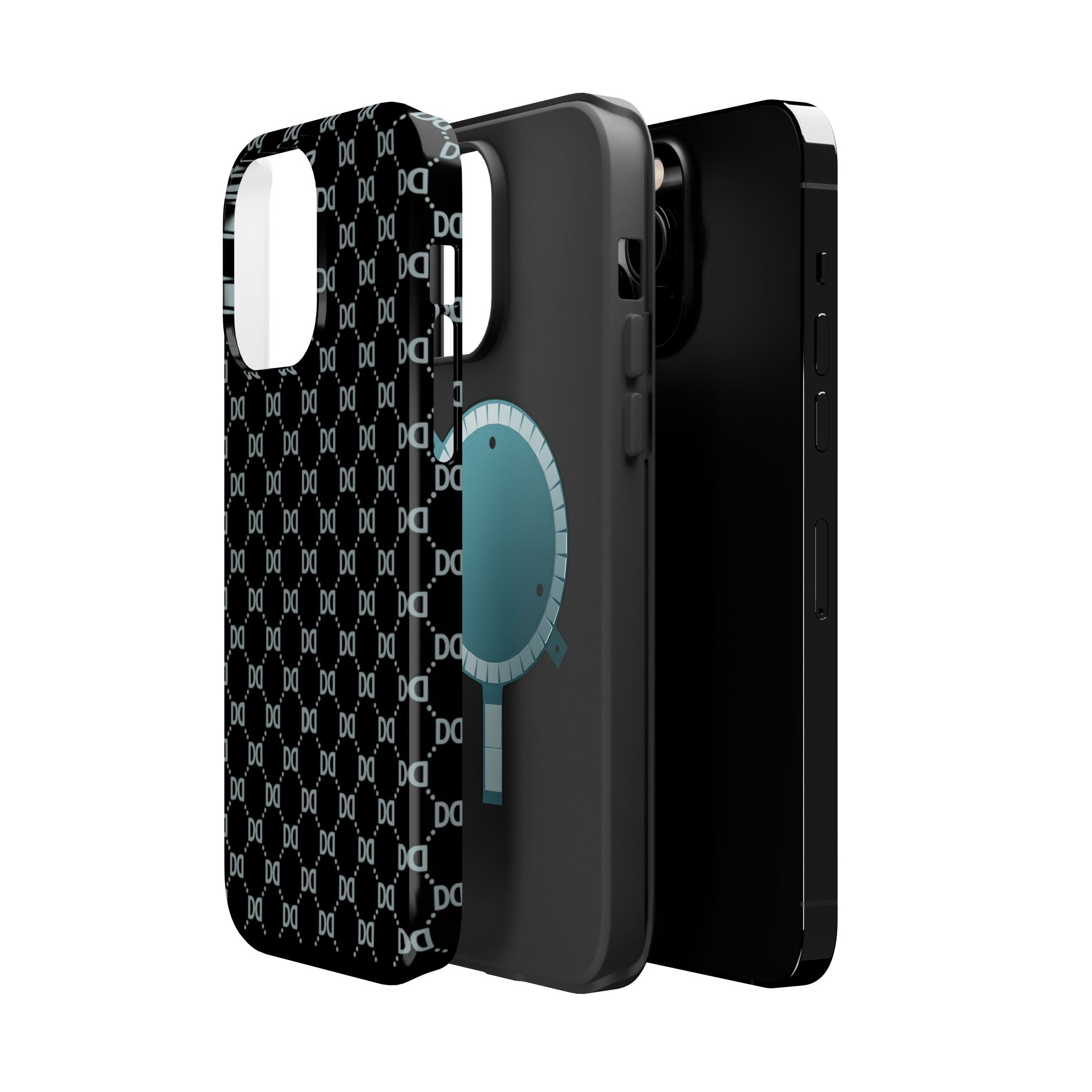 DD Monogram Pattern Magnetic Phone Case