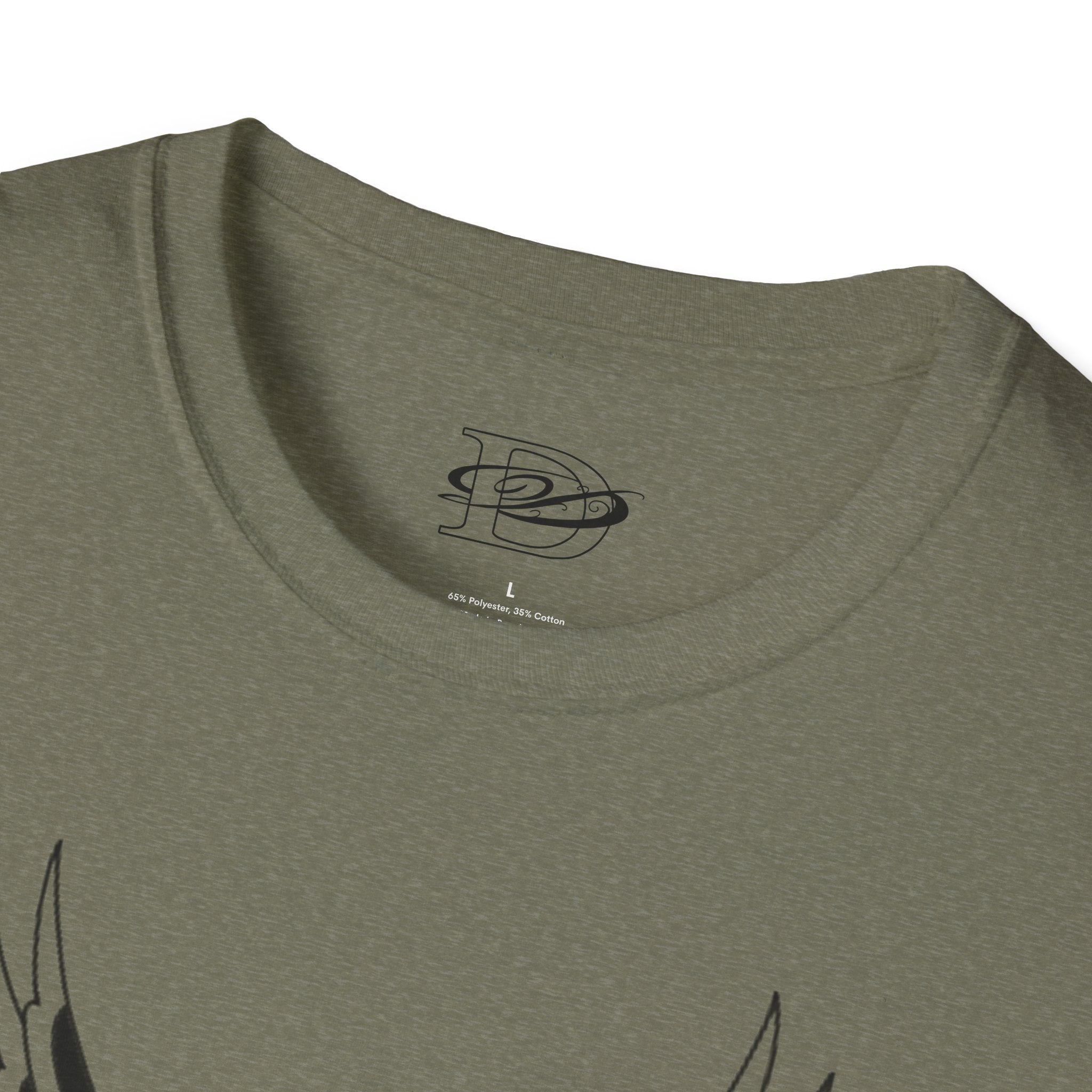 Skating Eagle Grinding on Colfax Unisex Softstyle T-Shirt