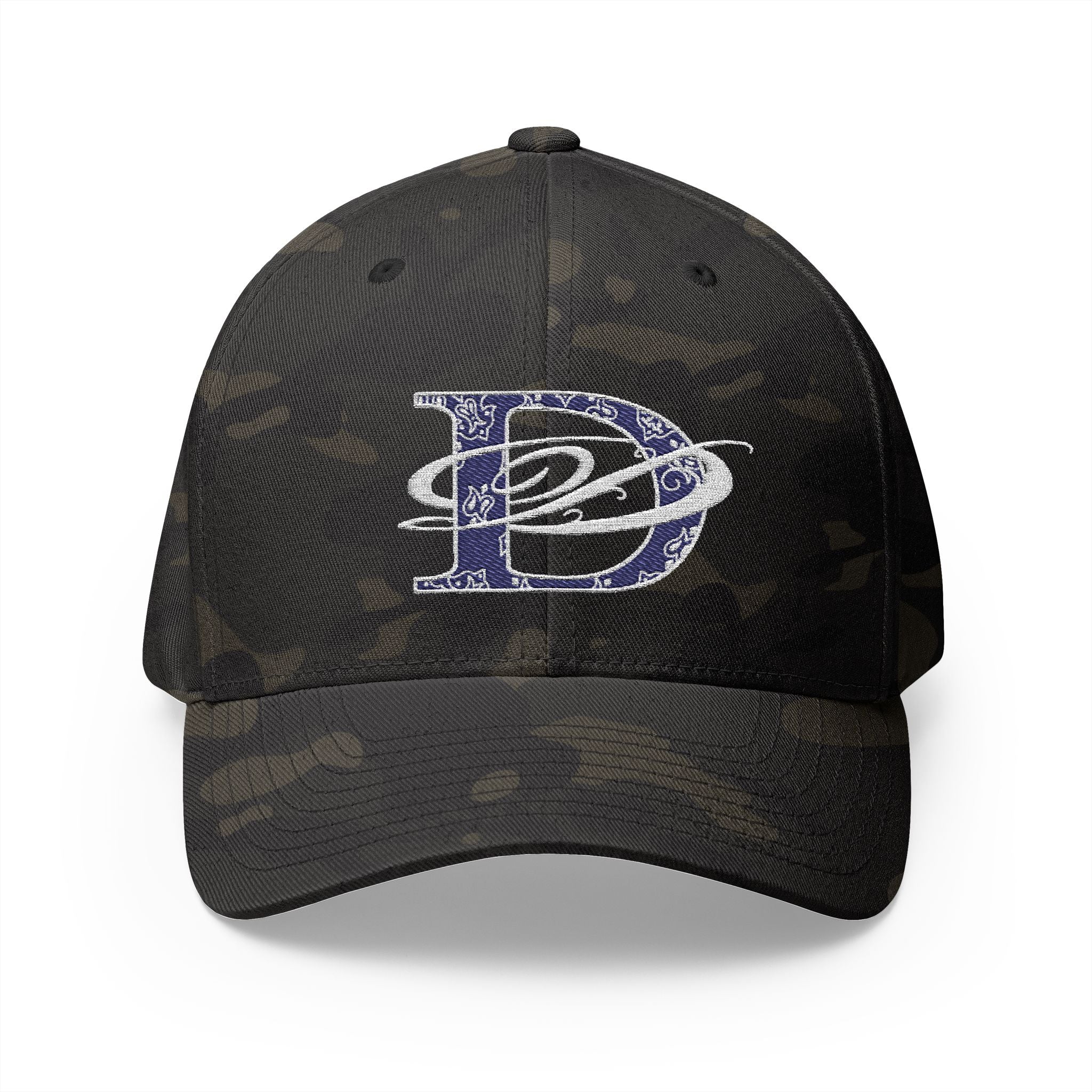 DD Bandana Logo Embroidered Closed Back Stretch Fit Cap