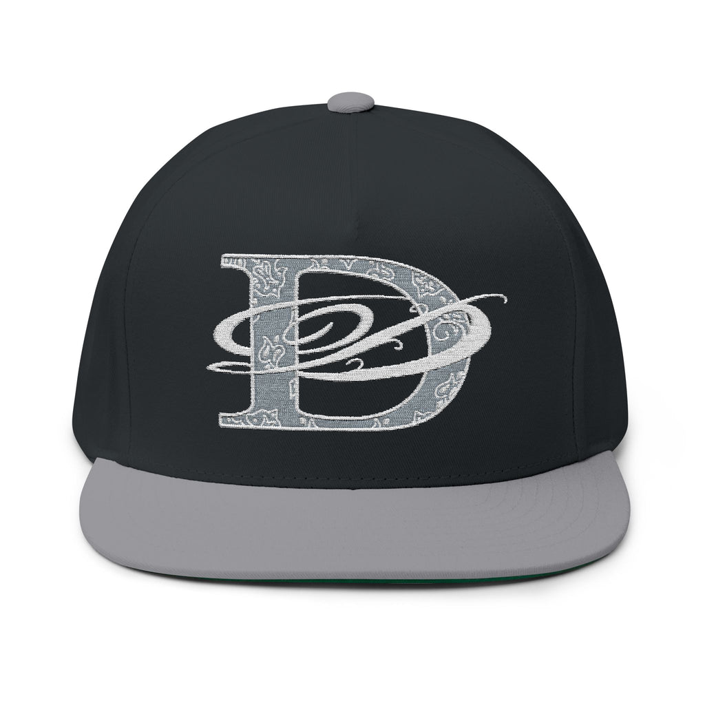 DD Bandana Logo Flat Bill Snapback Cap