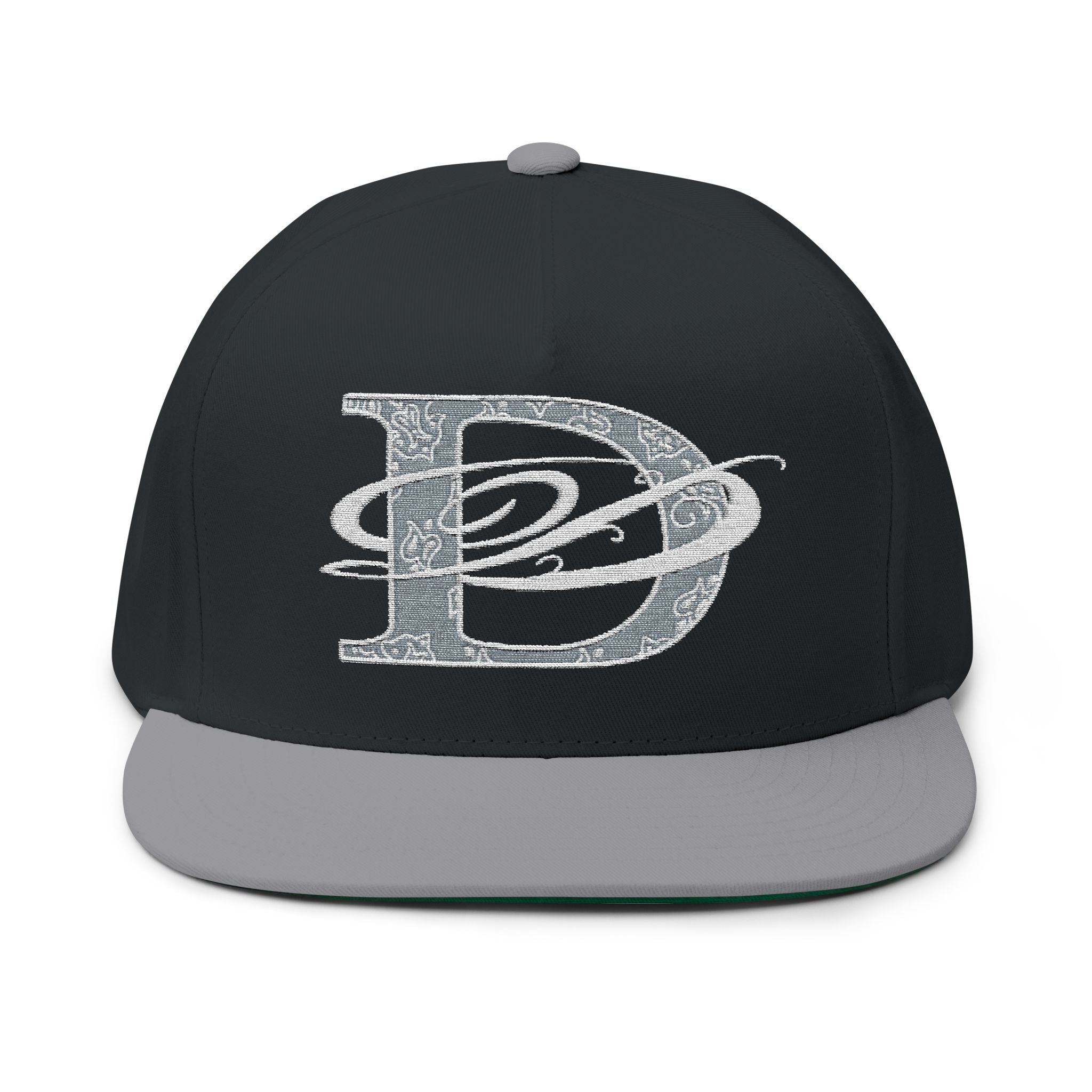 DD Bandana Logo Flat Bill Snapback Cap