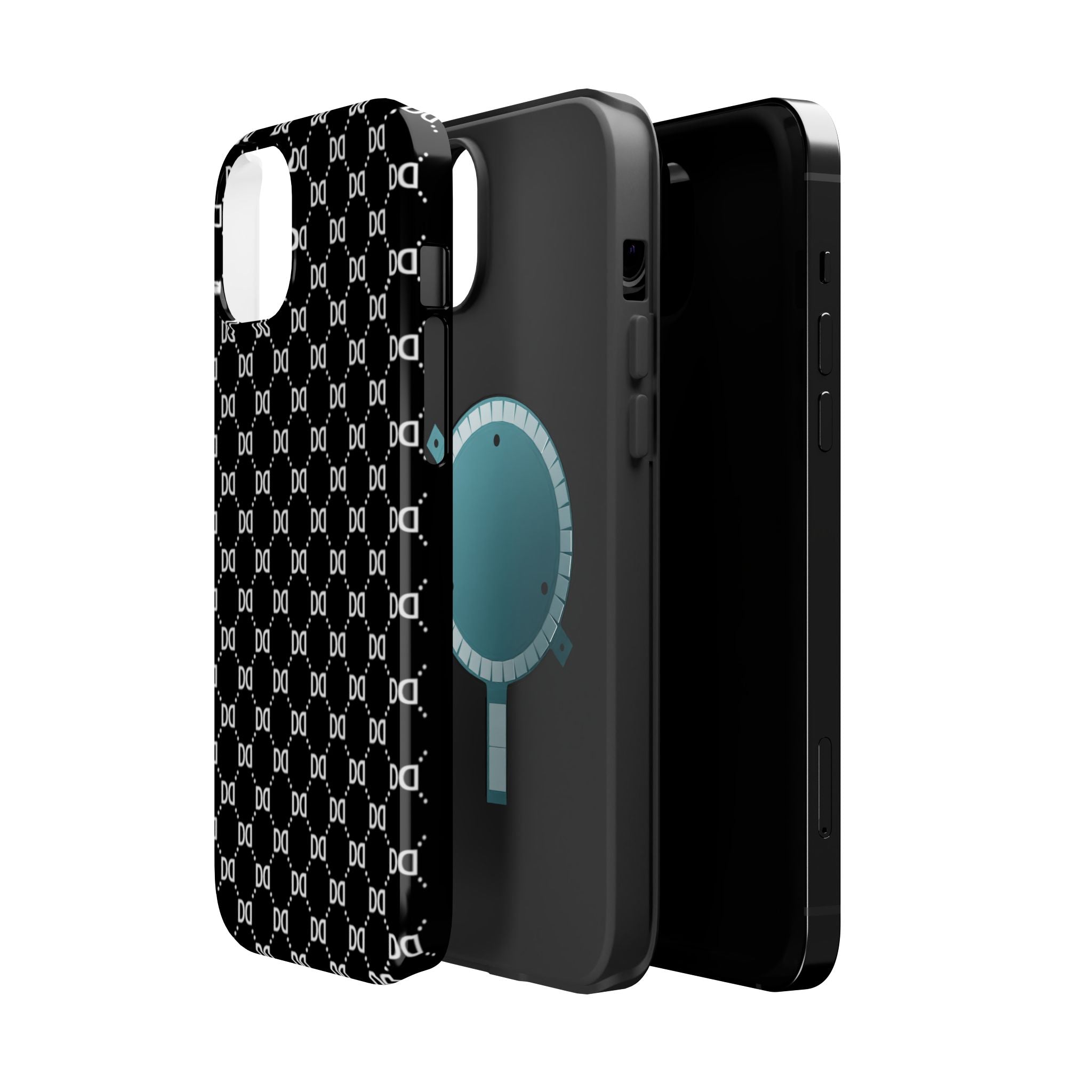 DD Monogram Pattern Magnetic Phone Case