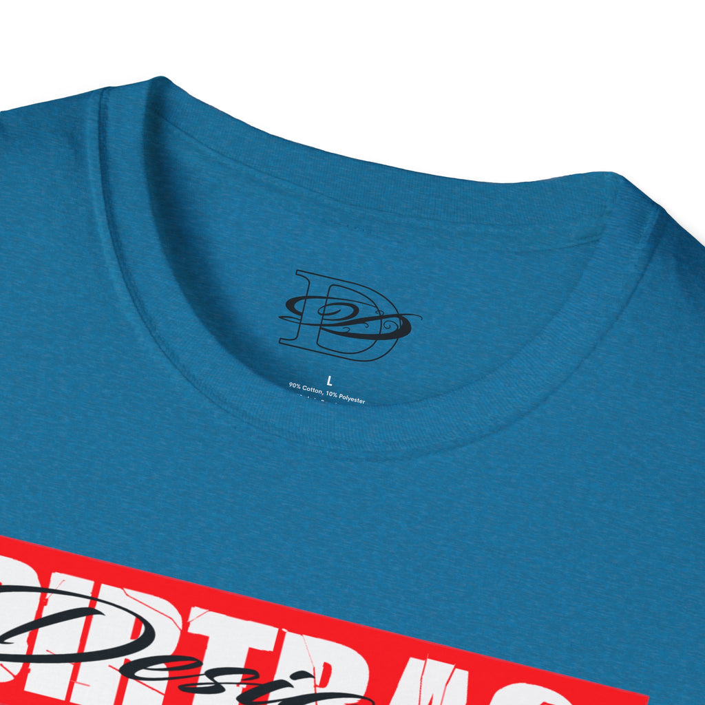 Broken Dirtbag Logo Graphic Unisex Softstyle T-Shirt, Casual Wear, Streetwear, Urban Fashion, Tattoo