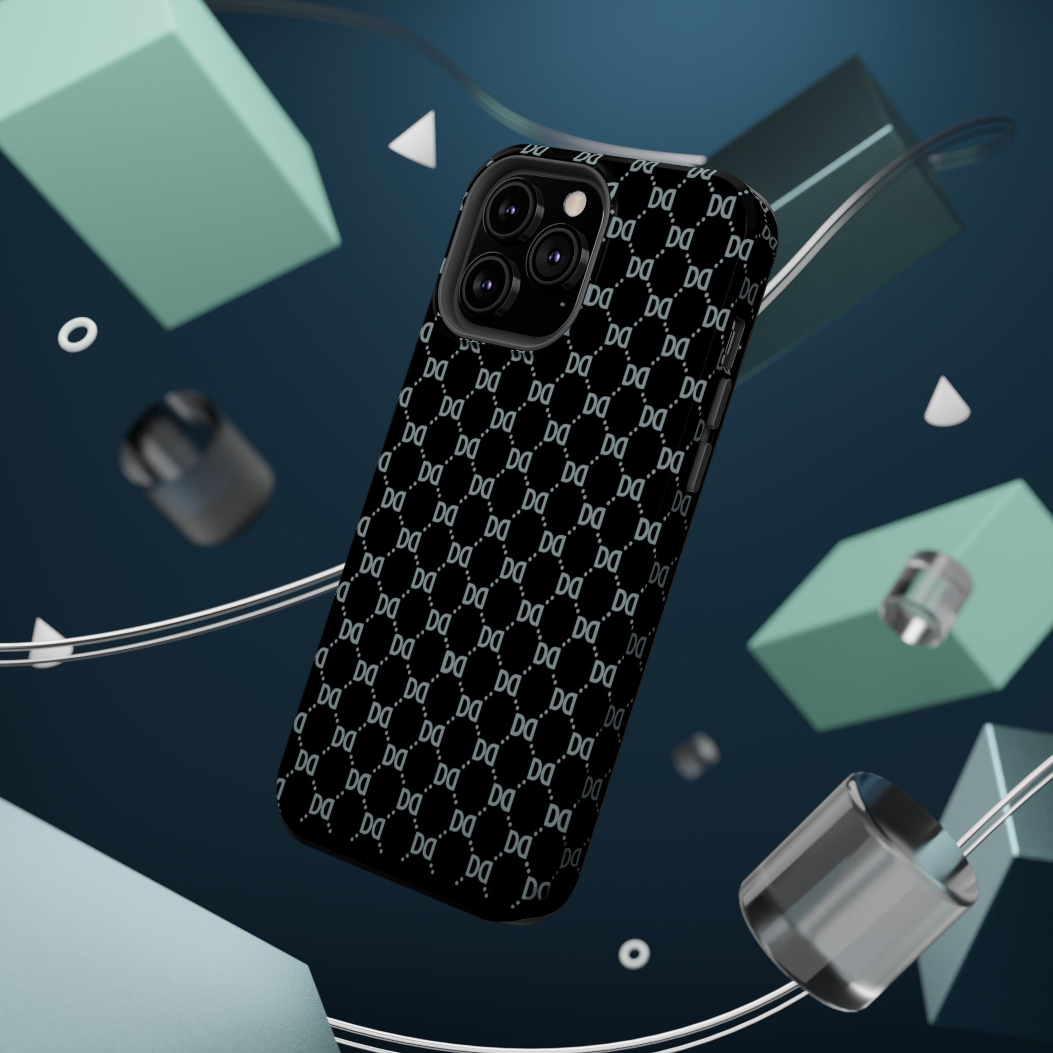 DD Monogram Pattern Magnetic Phone Case