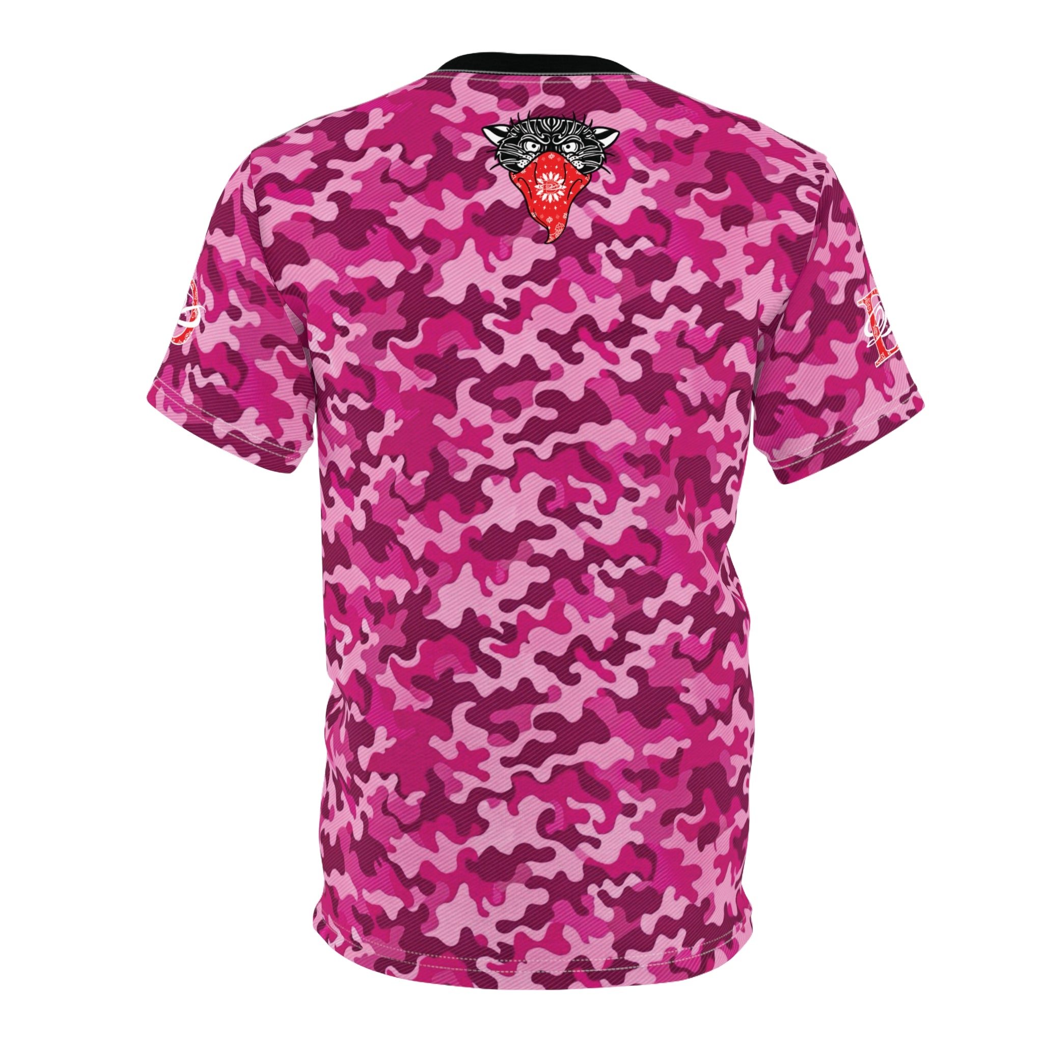 DD Box Logo Pink Camo Unisex T-Shirt AOP