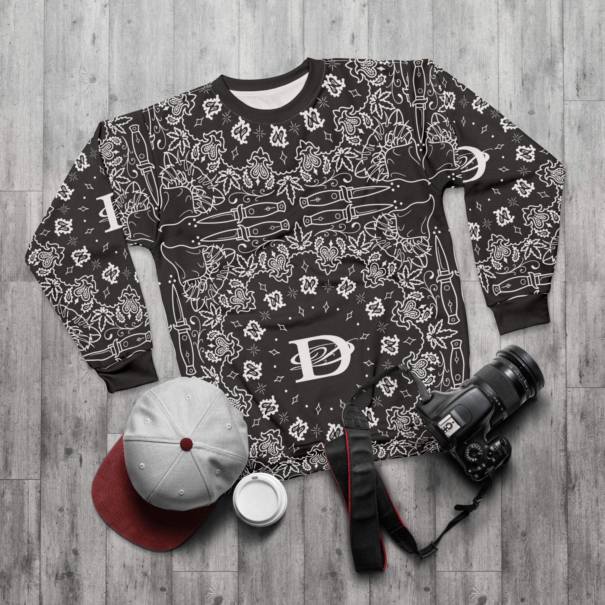 DD Custom Bandana Unisex Sweatshirt AOP