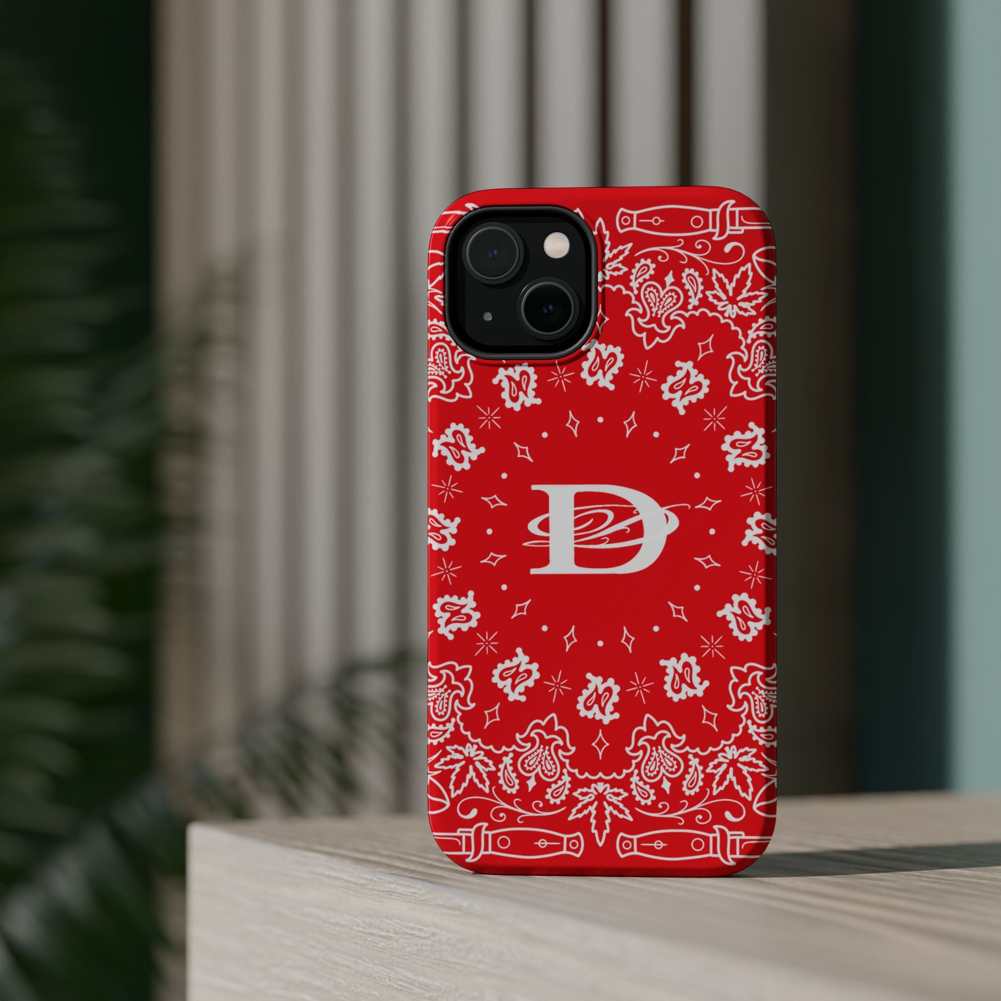 DD Custom Bandana Print Magnetic iPhone Case