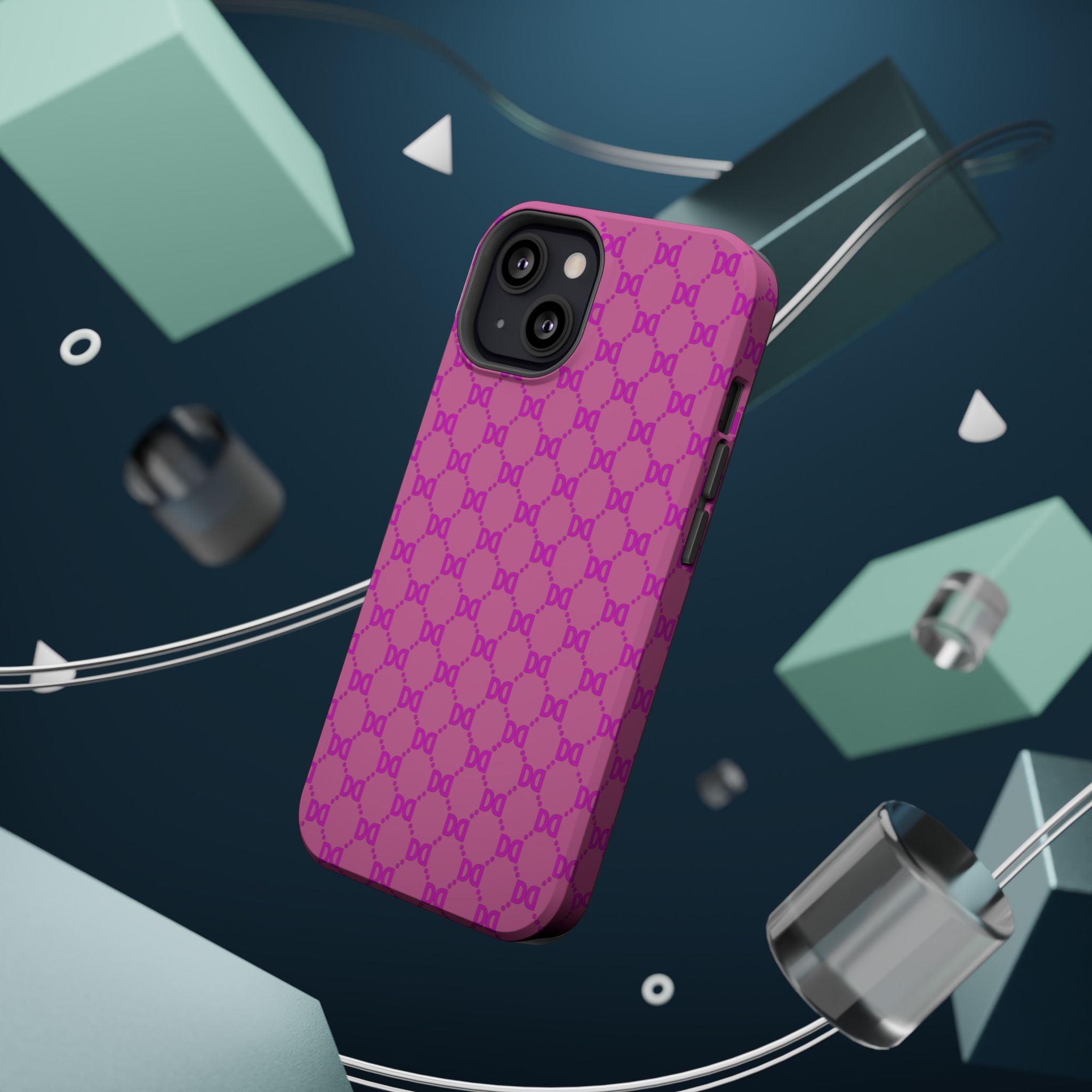DD Monogram Pattern Magnetic Phone Case