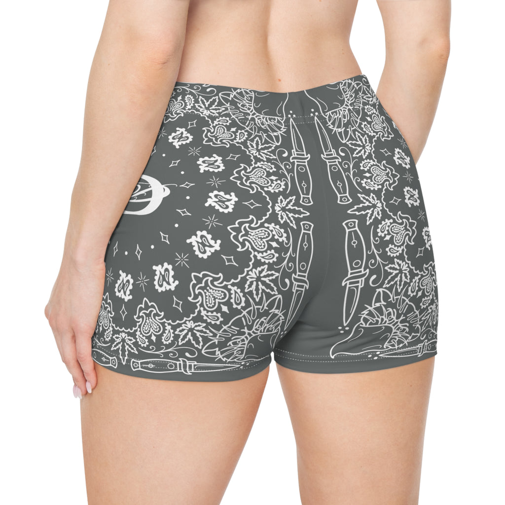 DD Custom Bandana Print Women's Shorts AOP