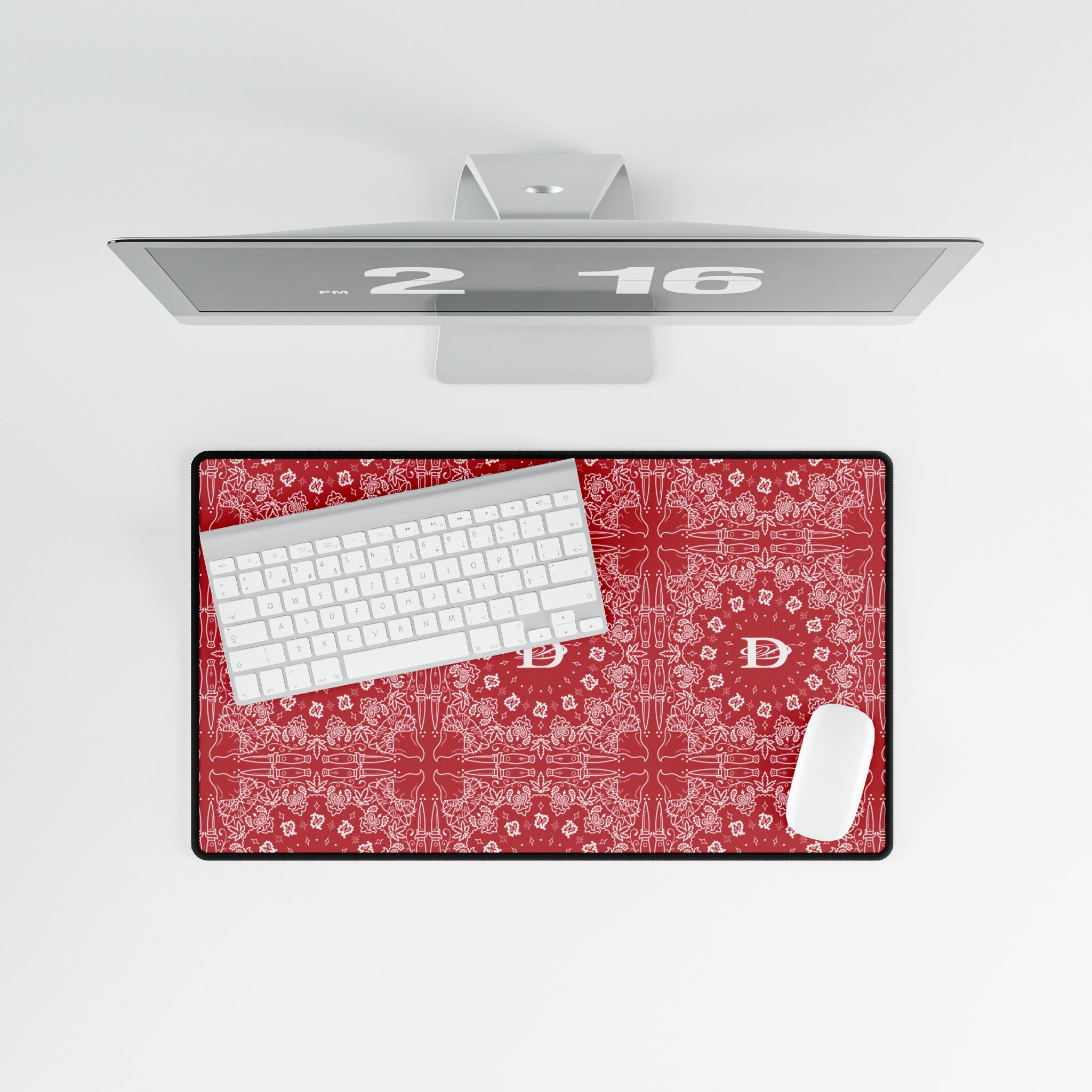 DD Custom Bandana Print Large Desk Mat Mouse Pad AOP
