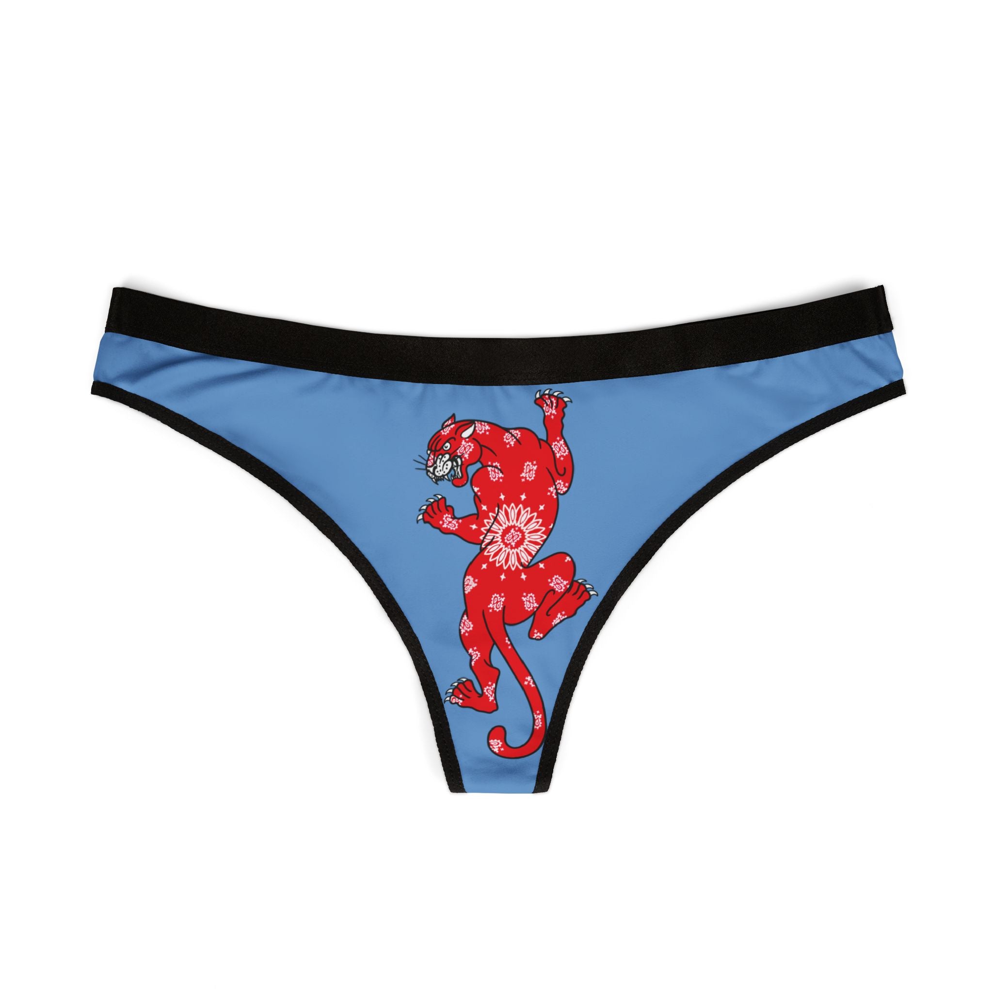 Climbing Panther w/Bandana Women's Thong Underwear | Underwear, Tattoo, Streetwear, Designer, Fashion