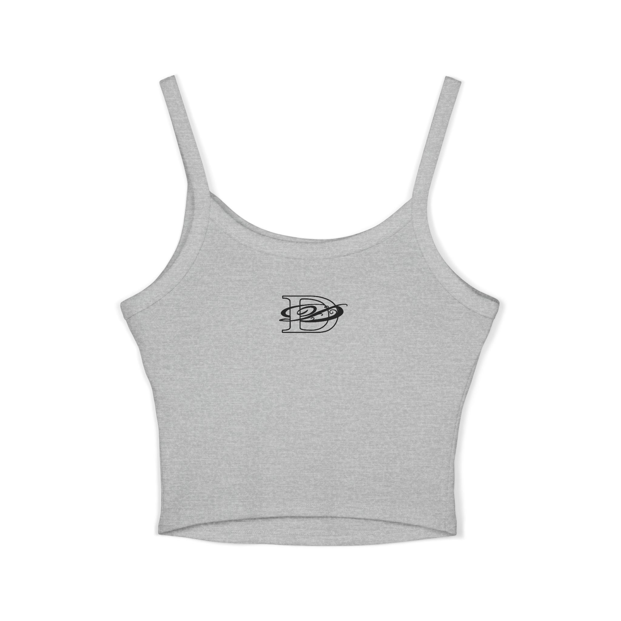 DD Monogram Bunny Skull Design Women's Spaghetti Strap Tank Top