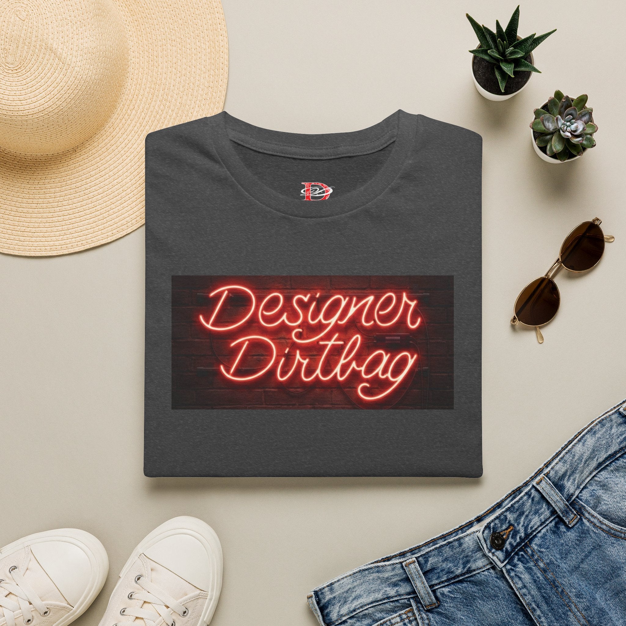 DD Neon Sign Softstyle Unisex T-Shirt