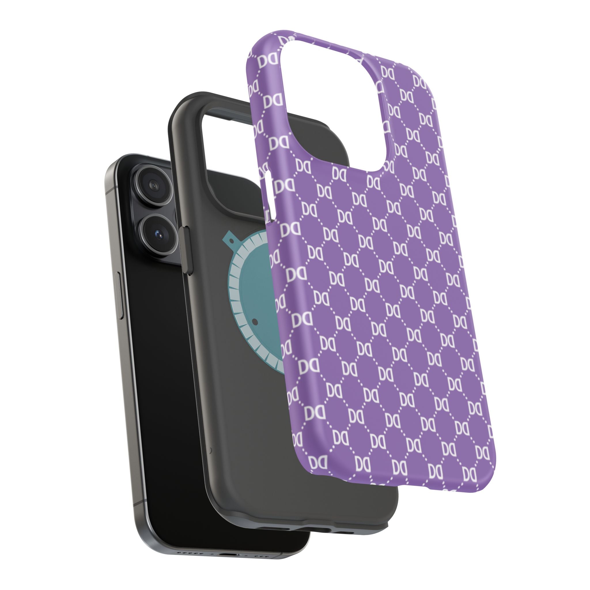 DD Monogram Pattern Magnetic Phone Case