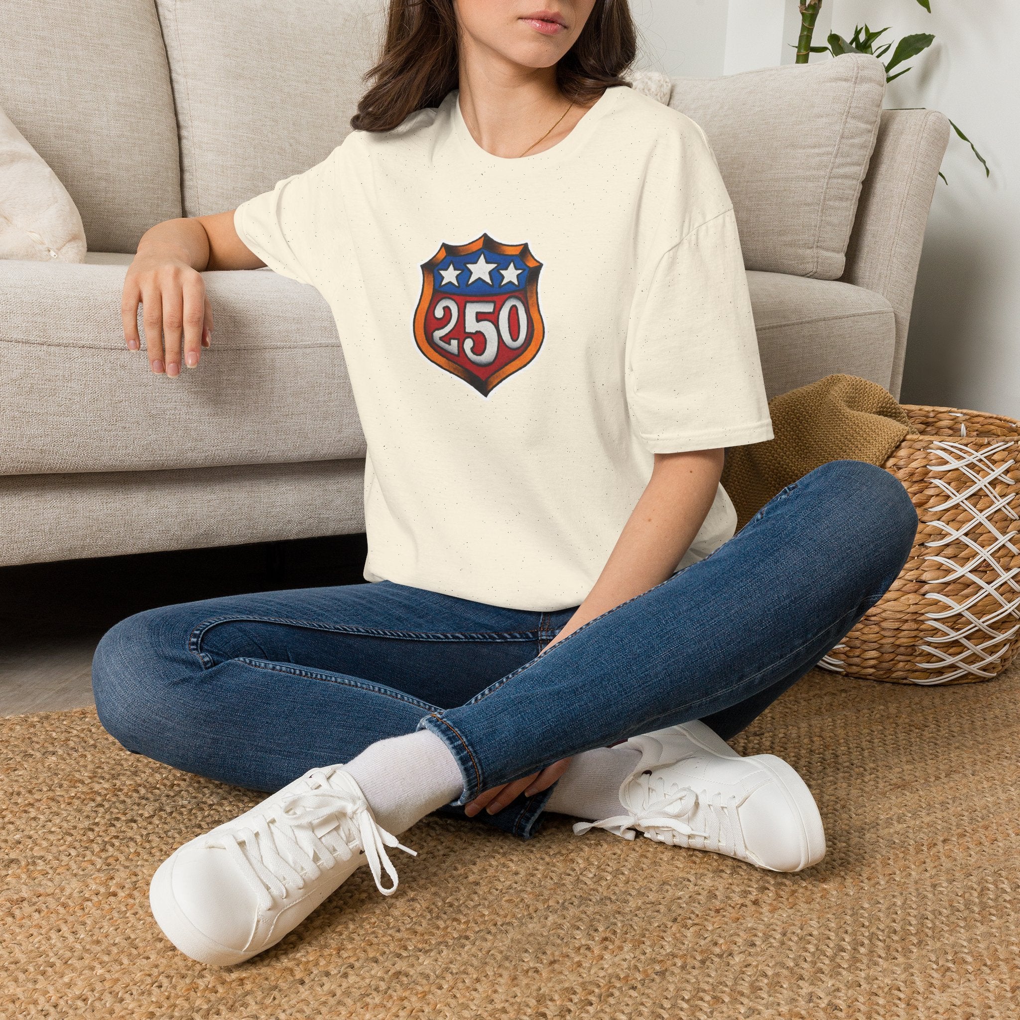 250th Anniversery Shield Tattoo Unisex Softstyle T-Shirt