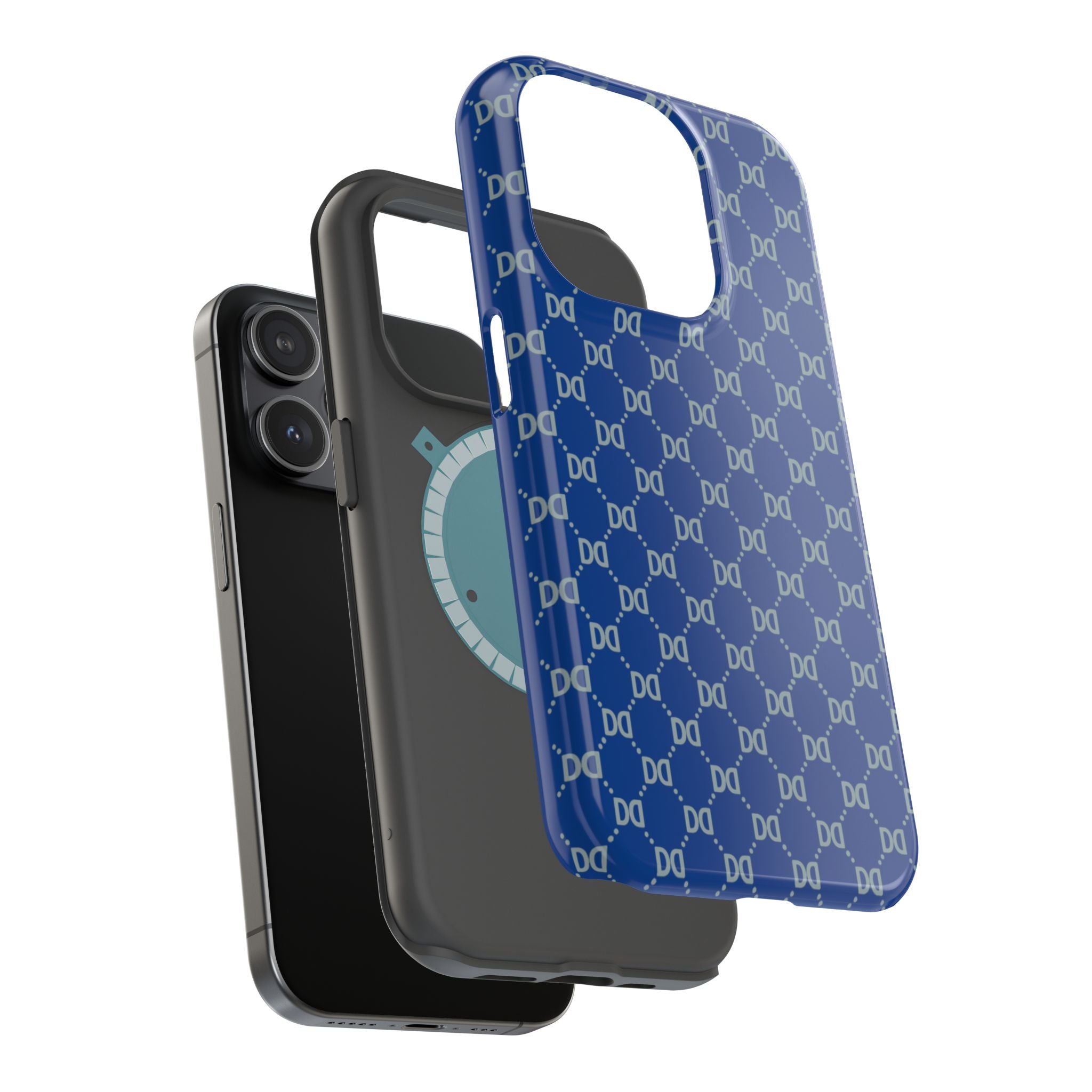 DD Monogram Pattern Magnetic Phone Case