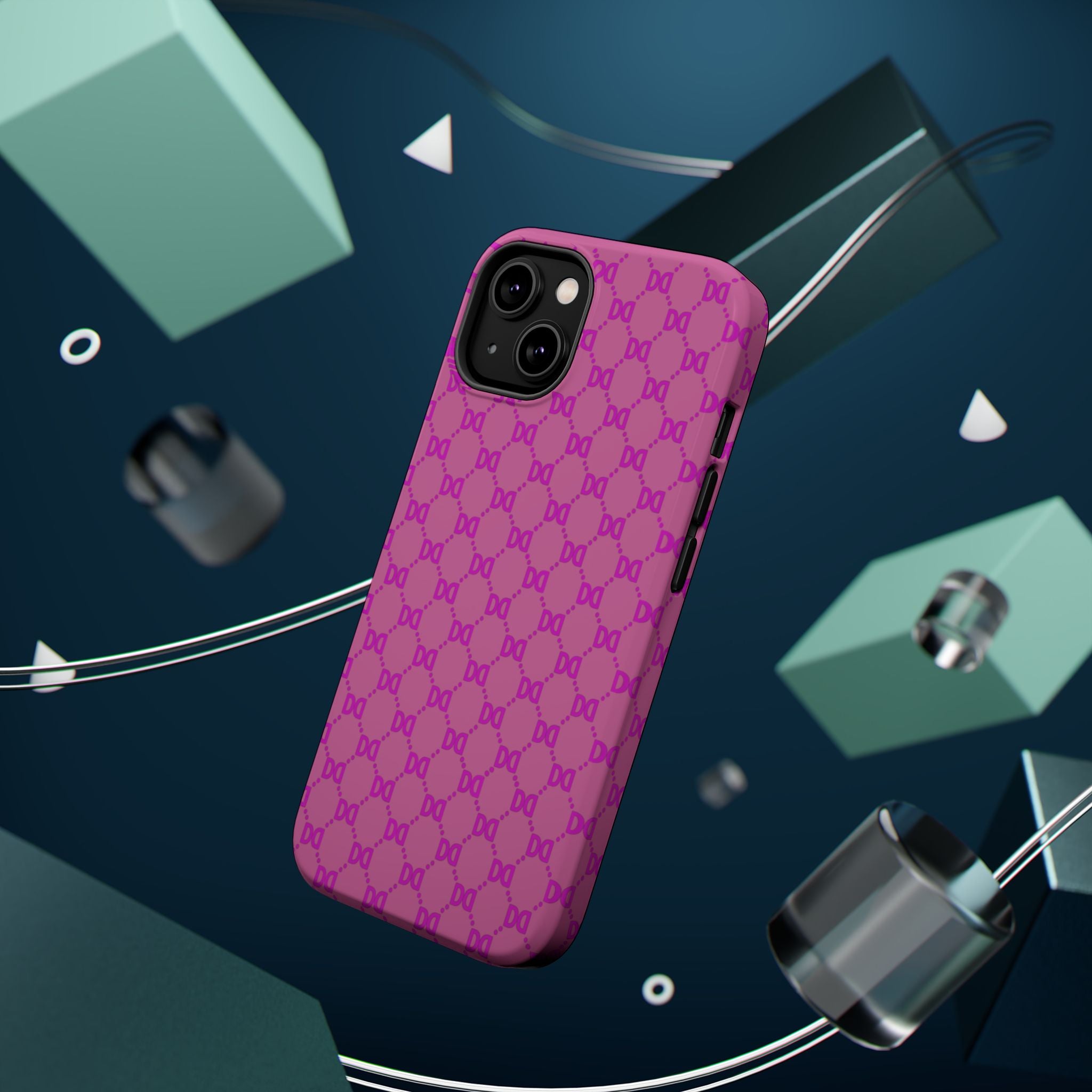 DD Monogram Pattern Magnetic Phone Case