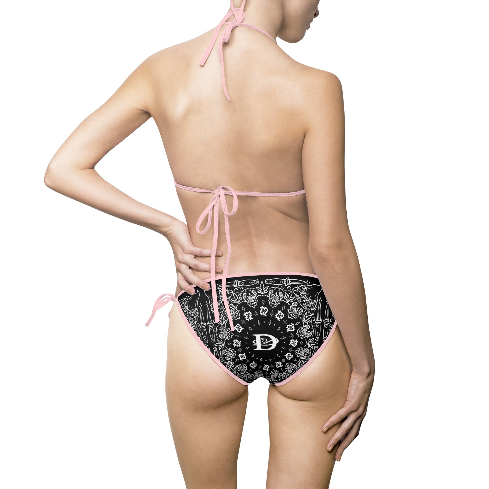 DD Custom Bandana Womens's Bikini Swimsuit AOP