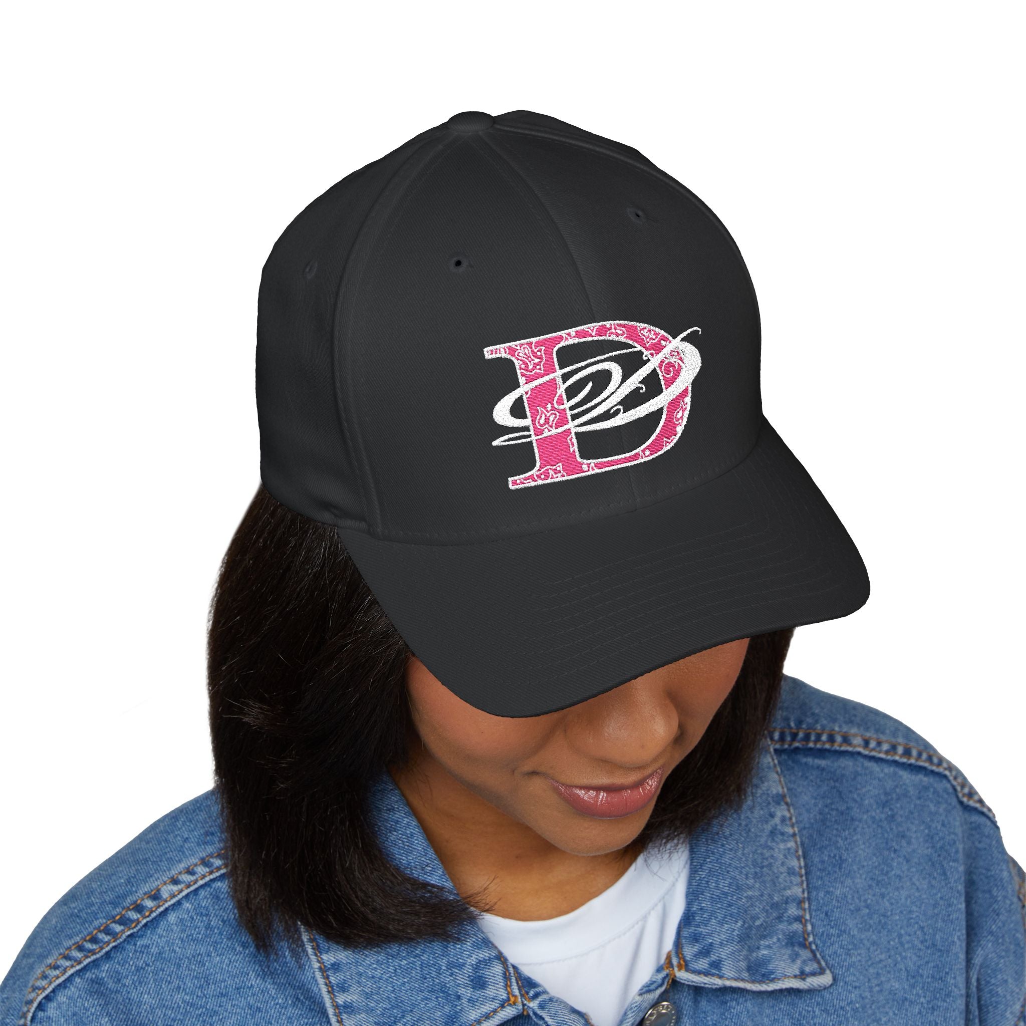 DD Bandana Logo Embroidered Closed Back Stretch Fit Cap