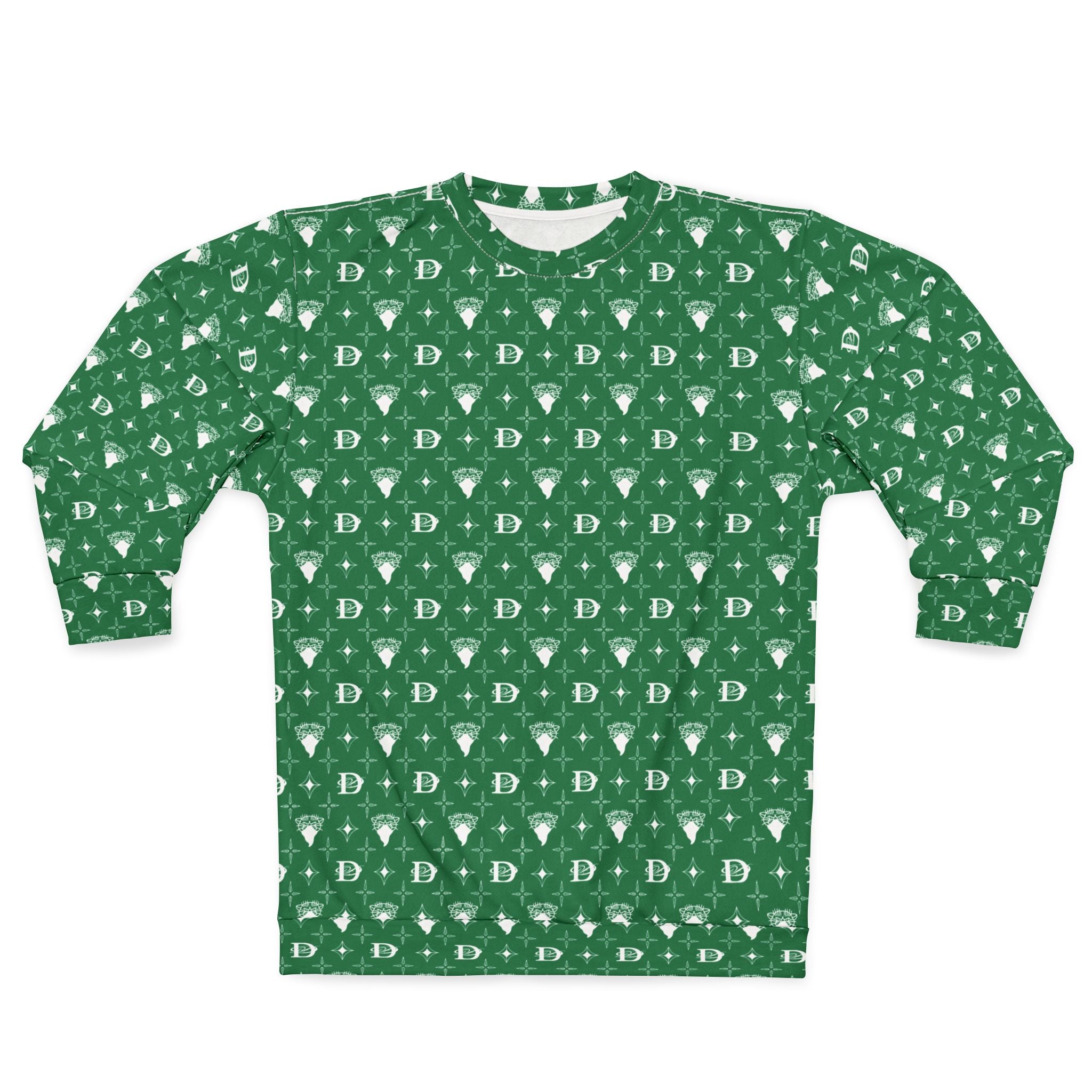Bandito Panther Custom Monogram Print Unisex Sweatshirt AOP