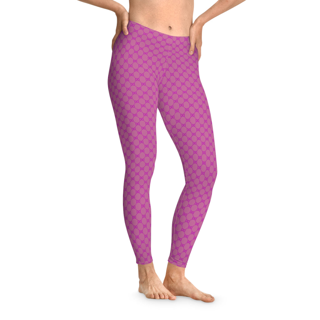 DD Monogram Print Women's Casual Leggings AOP