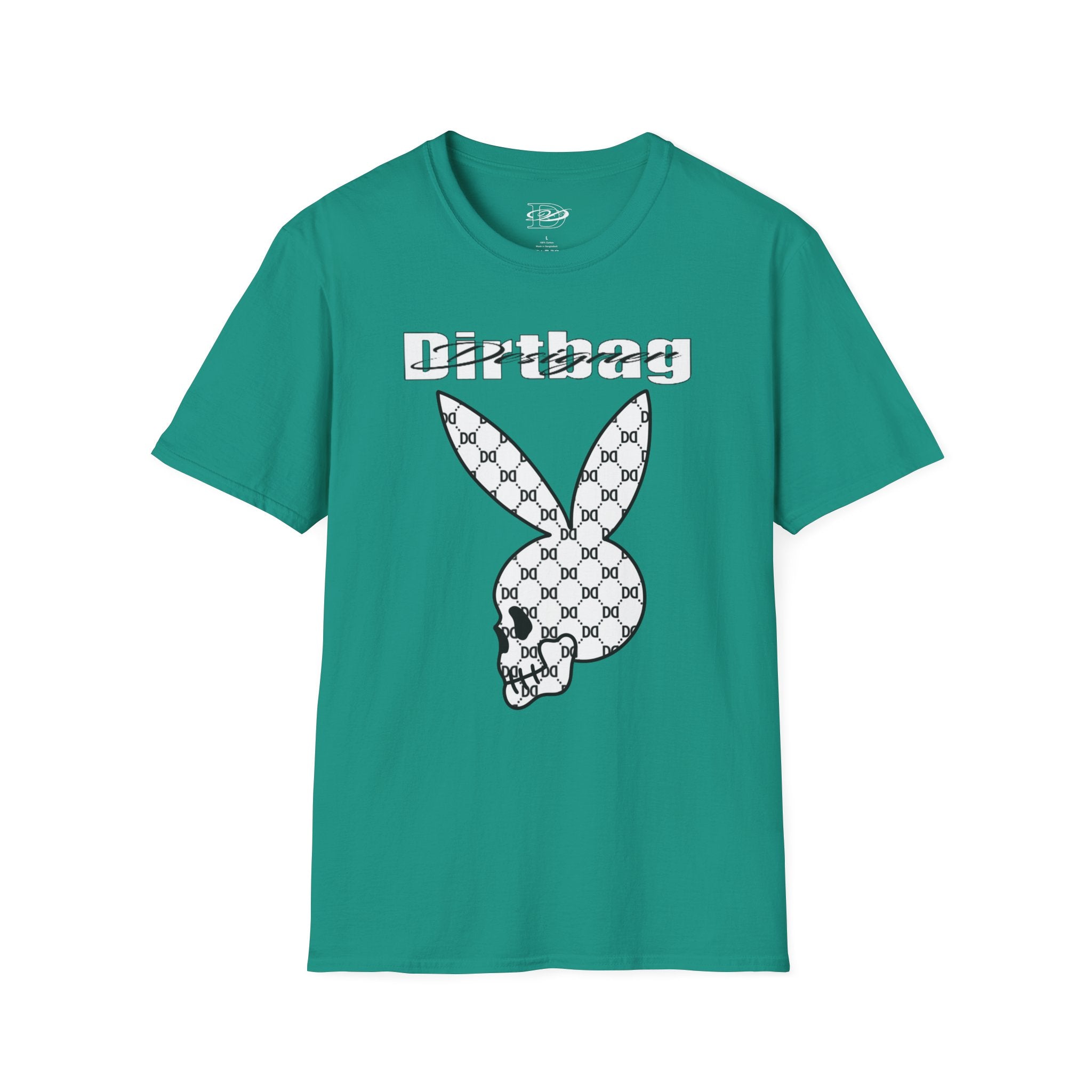 DD Monogram Bunny Skull Unisex Softstyle T-Shirt