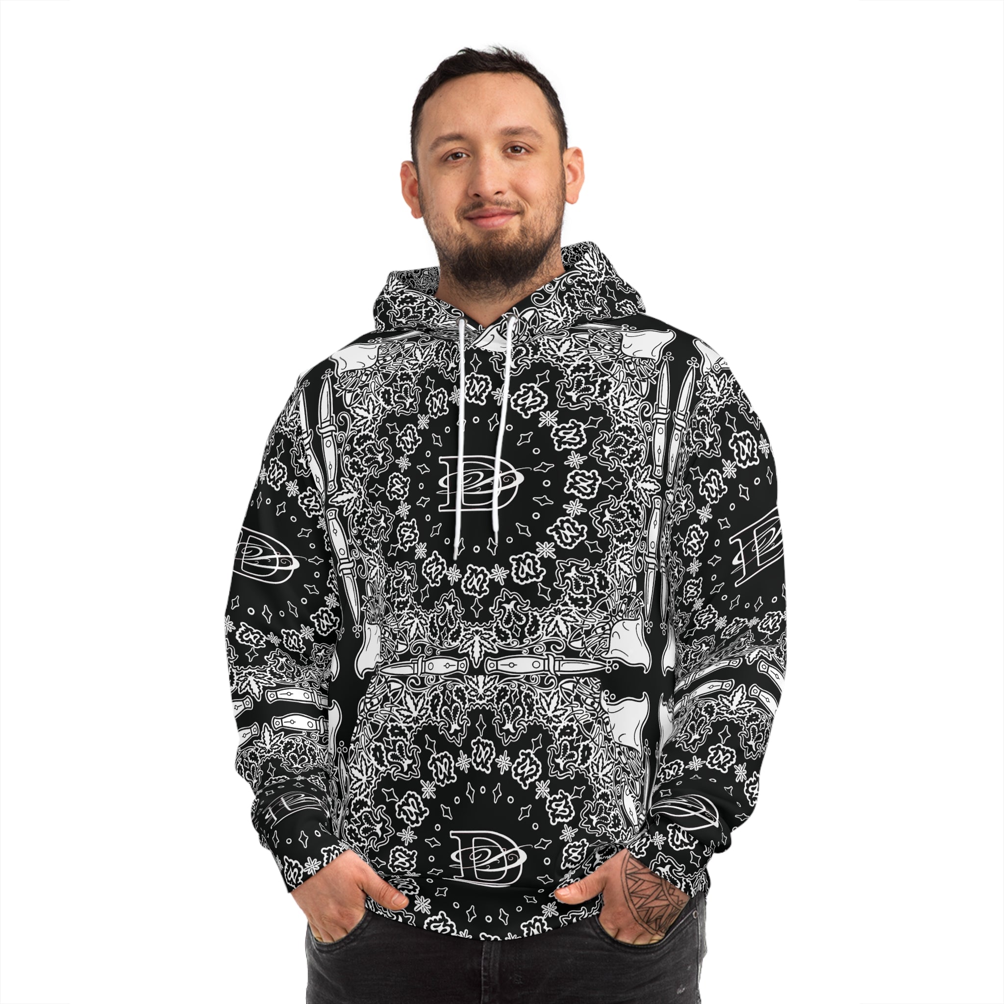 DD Custom Bandana Unisex Hoodie AOP