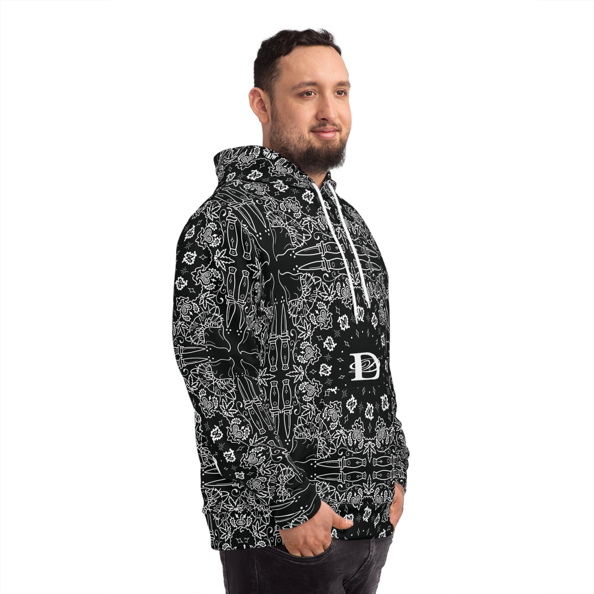 DD Custom Bandana Unisex Hoodie AOP