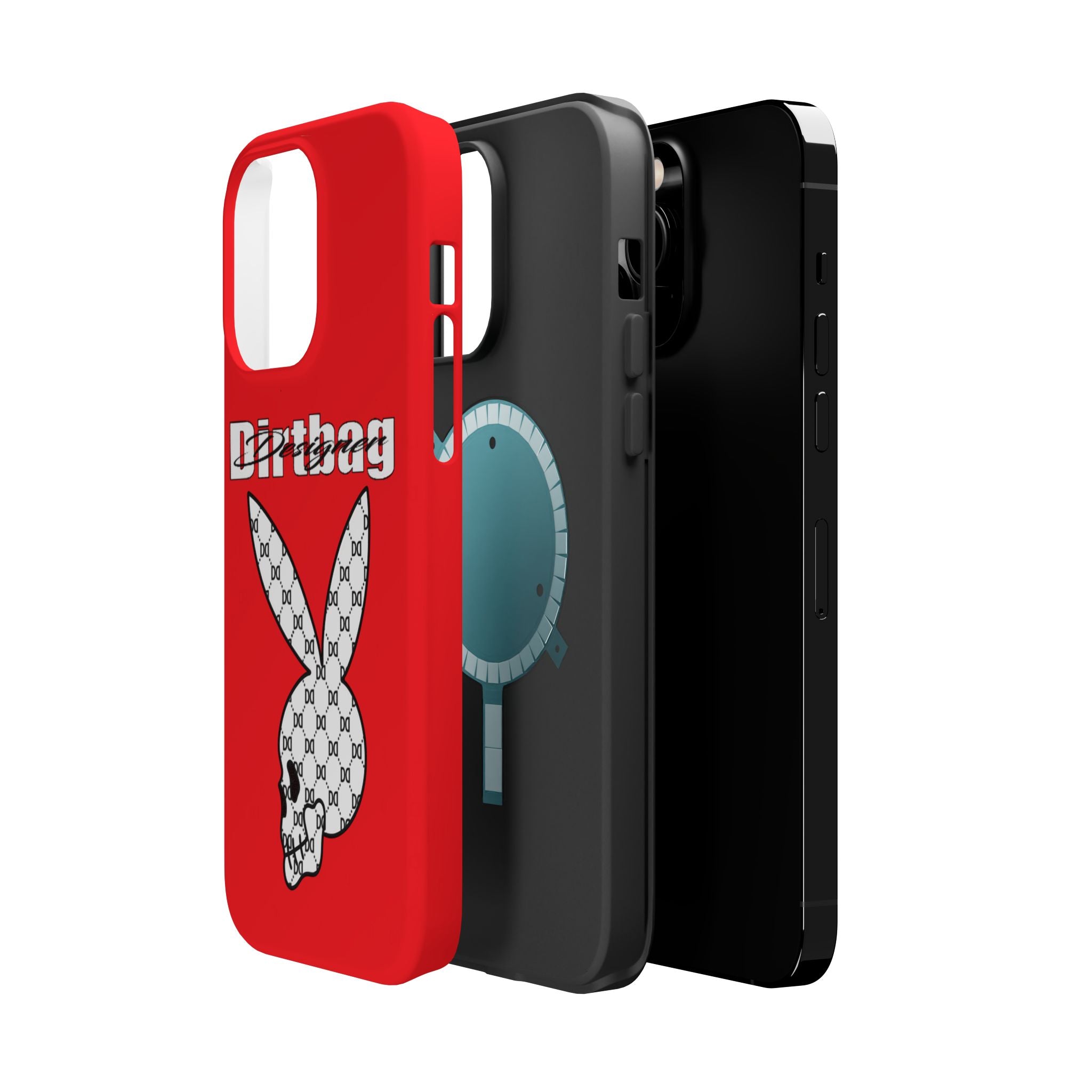 DD Monogram Bunny Skull Magnetic Phone Case