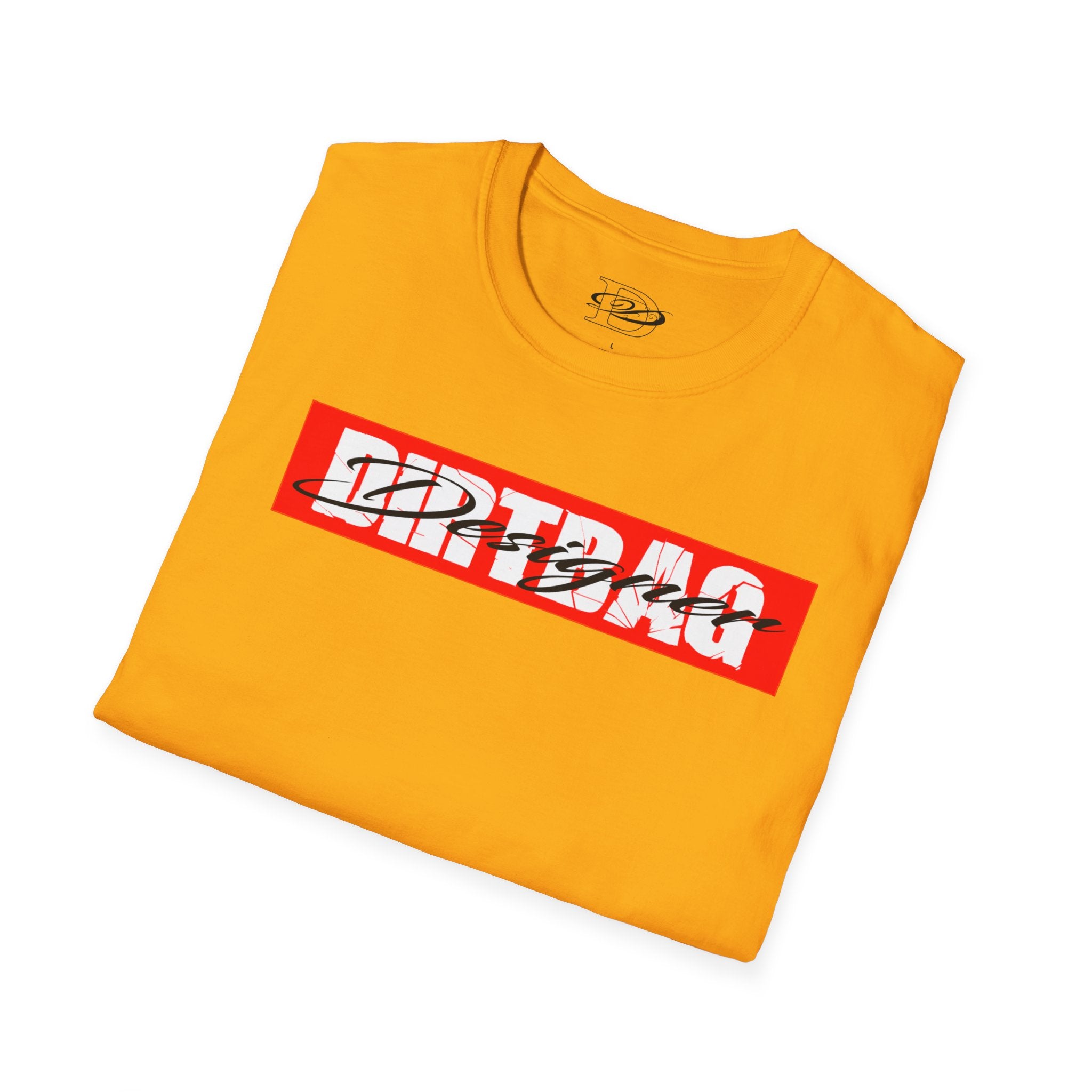 Broken Dirtbag Logo Graphic Unisex Softstyle T-Shirt, Casual Wear, Streetwear, Urban Fashion, Tattoo