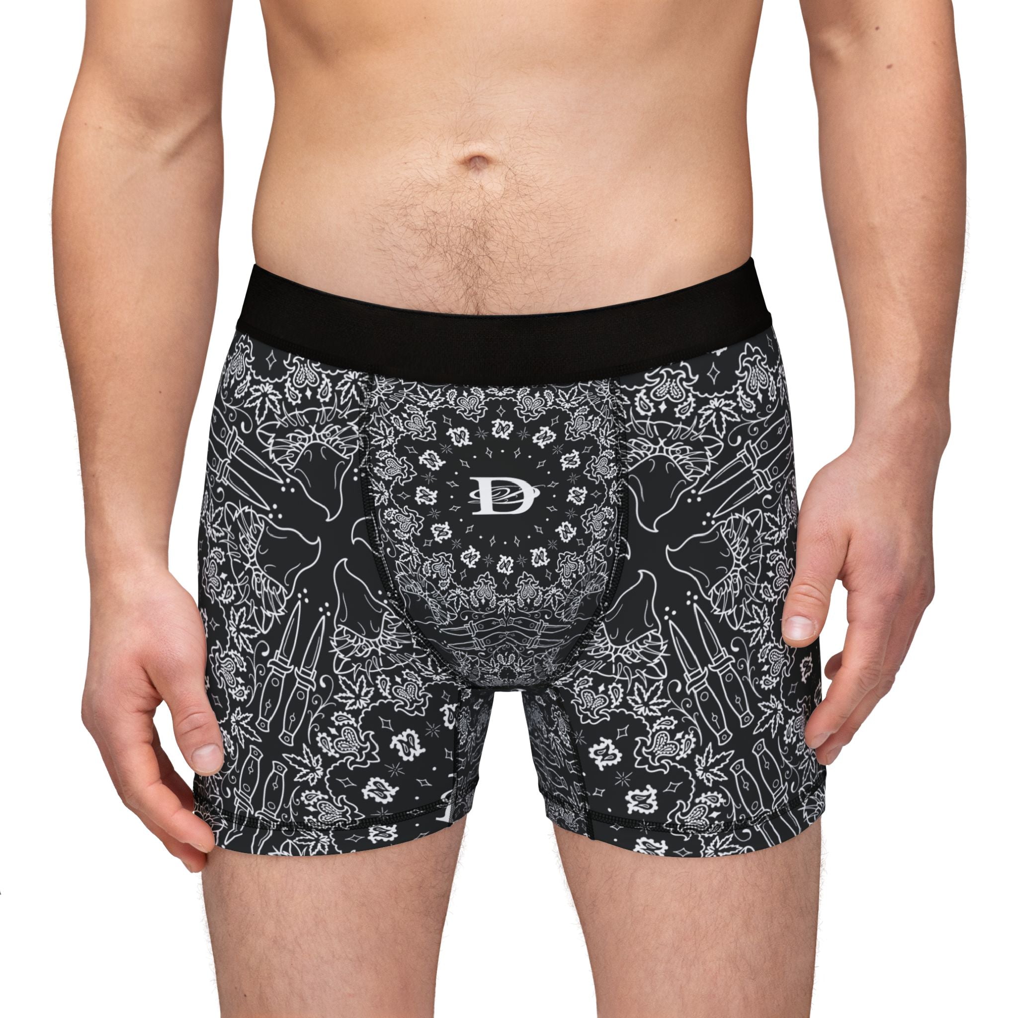 DD Custom Bandana Print Men's Boxers AOP